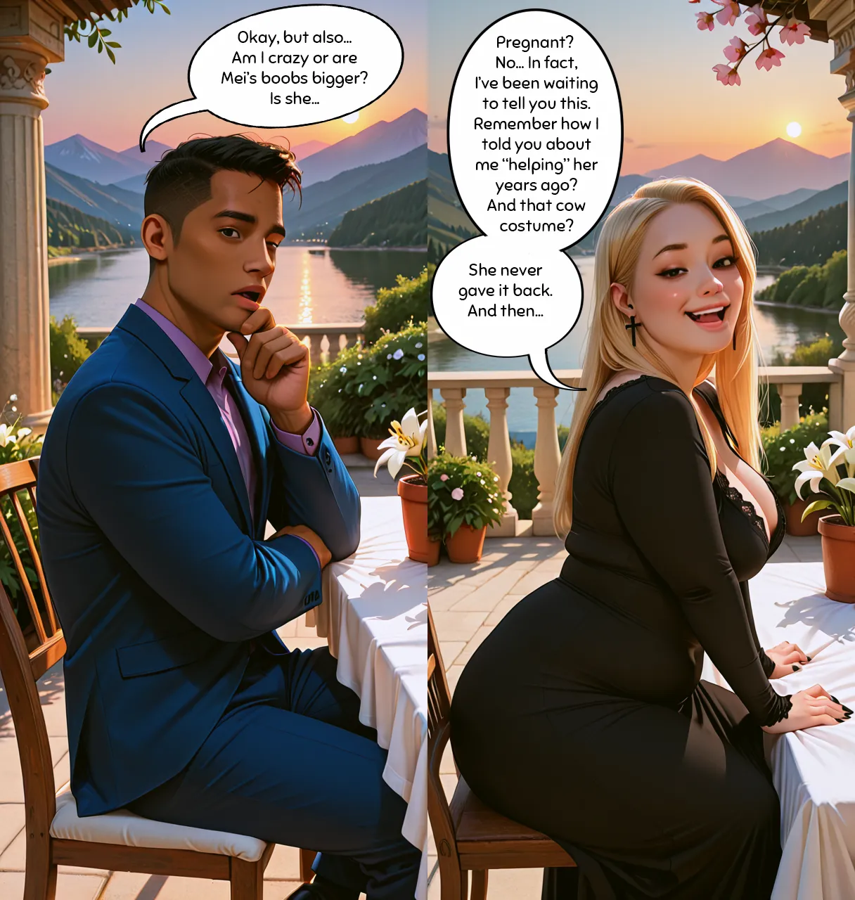 How to lose a guy in 10 fetishes[AI Generated] (warning: diapers, romcom) Page 130
