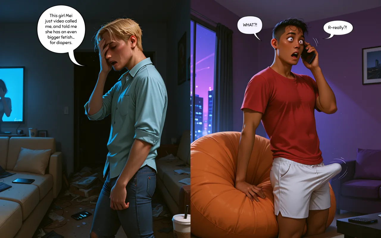 How to lose a guy in 10 fetishes[AI Generated] (warning: diapers, romcom) Page 55