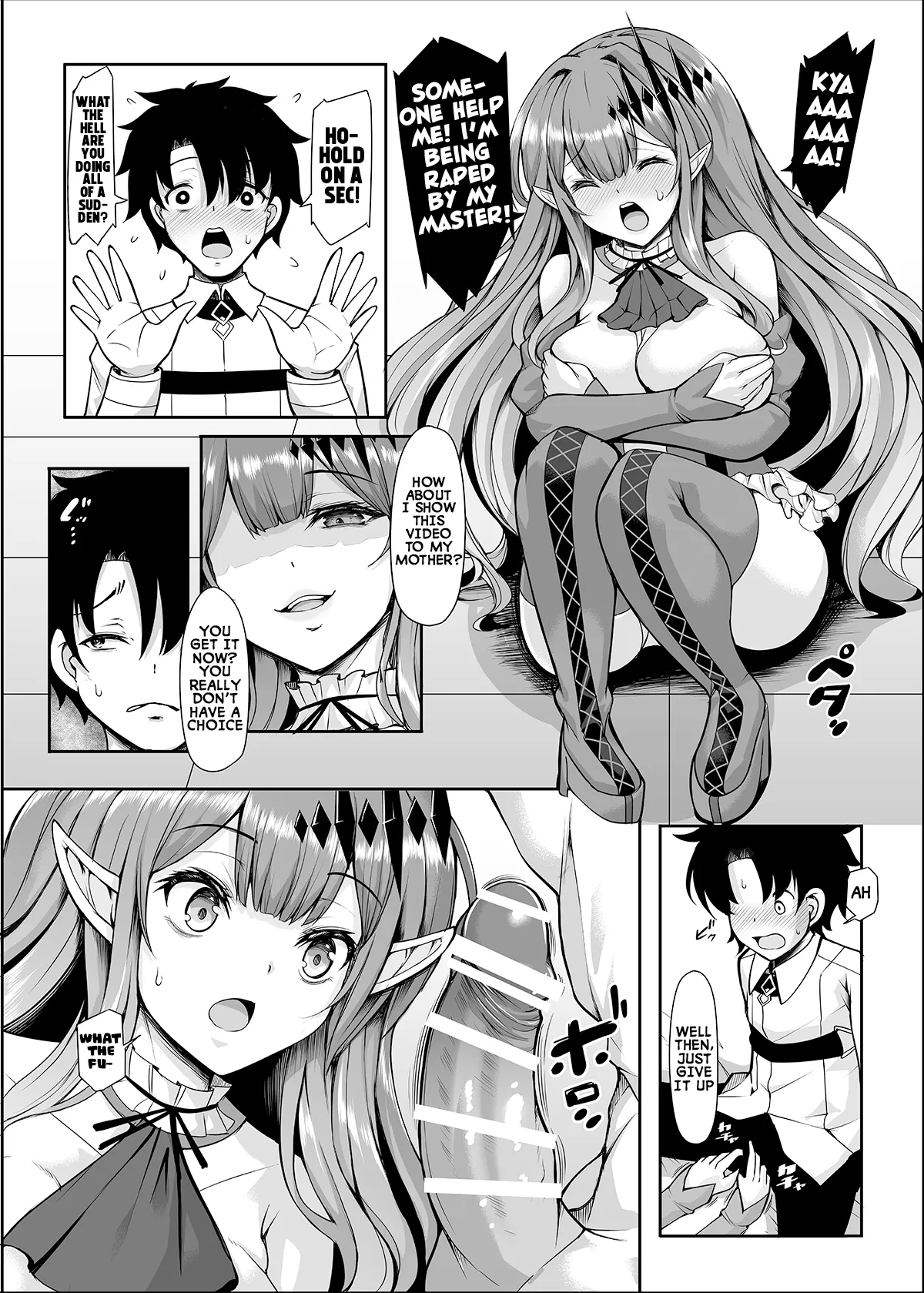 [Rocket Chousashitsu (Koza)]Joou Heika wa Boku no Oku-san Oujo-sama mo Boku no Kanojo | Her Majesty the Queen is my wife, and the princess is my girlfriend(Fate/Grand Order) [English] [Digital] Page 11