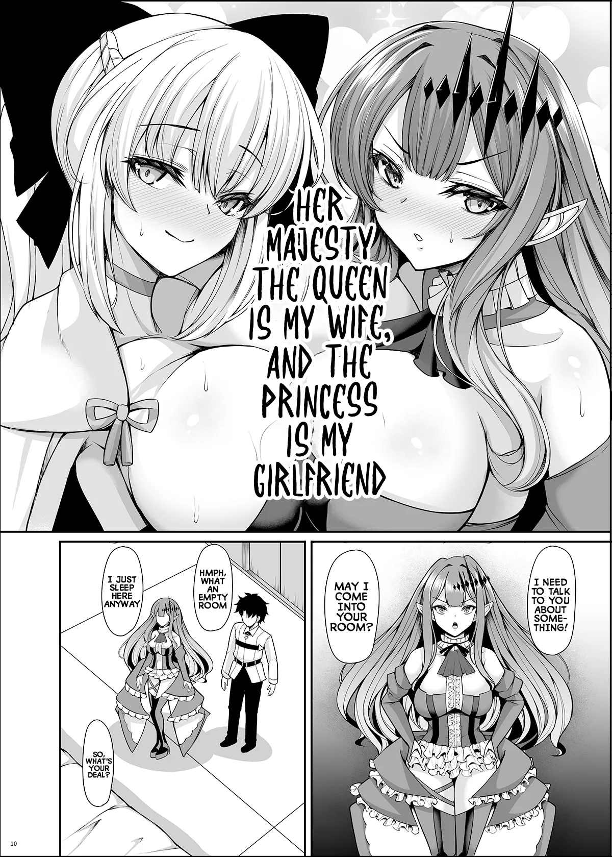 [Rocket Chousashitsu (Koza)]Joou Heika wa Boku no Oku-san Oujo-sama mo Boku no Kanojo | Her Majesty the Queen is my wife, and the princess is my girlfriend(Fate/Grand Order) [English] [Digital] Page 9