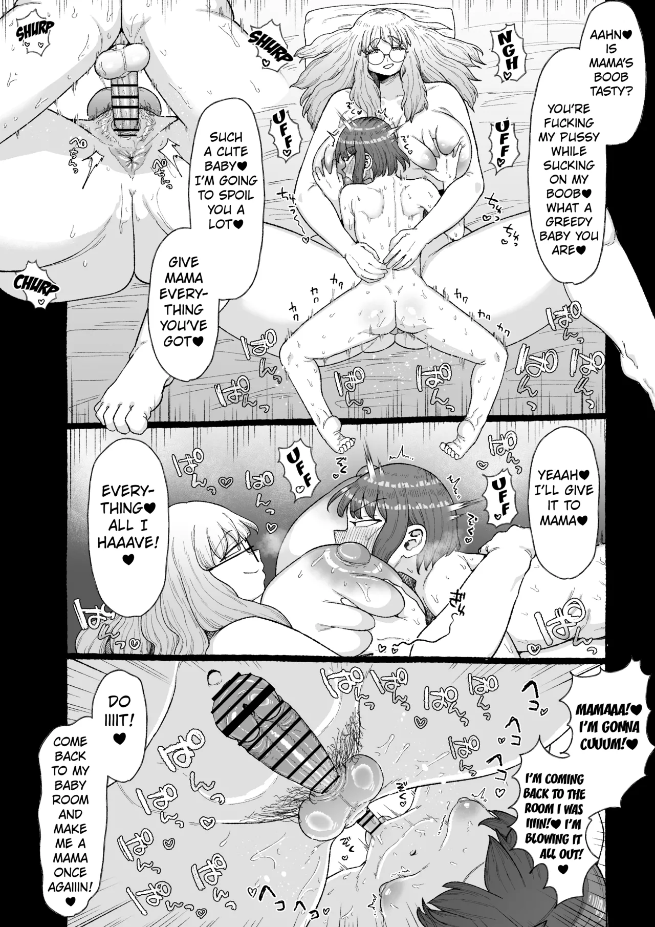 [Ebi no Implant (Shrimp Cake)]Ogya Babu Charisma Shachou no Mesu Ochi Futanari Homo Chinpo Sandwich[English] [Kuraudo] Page 10