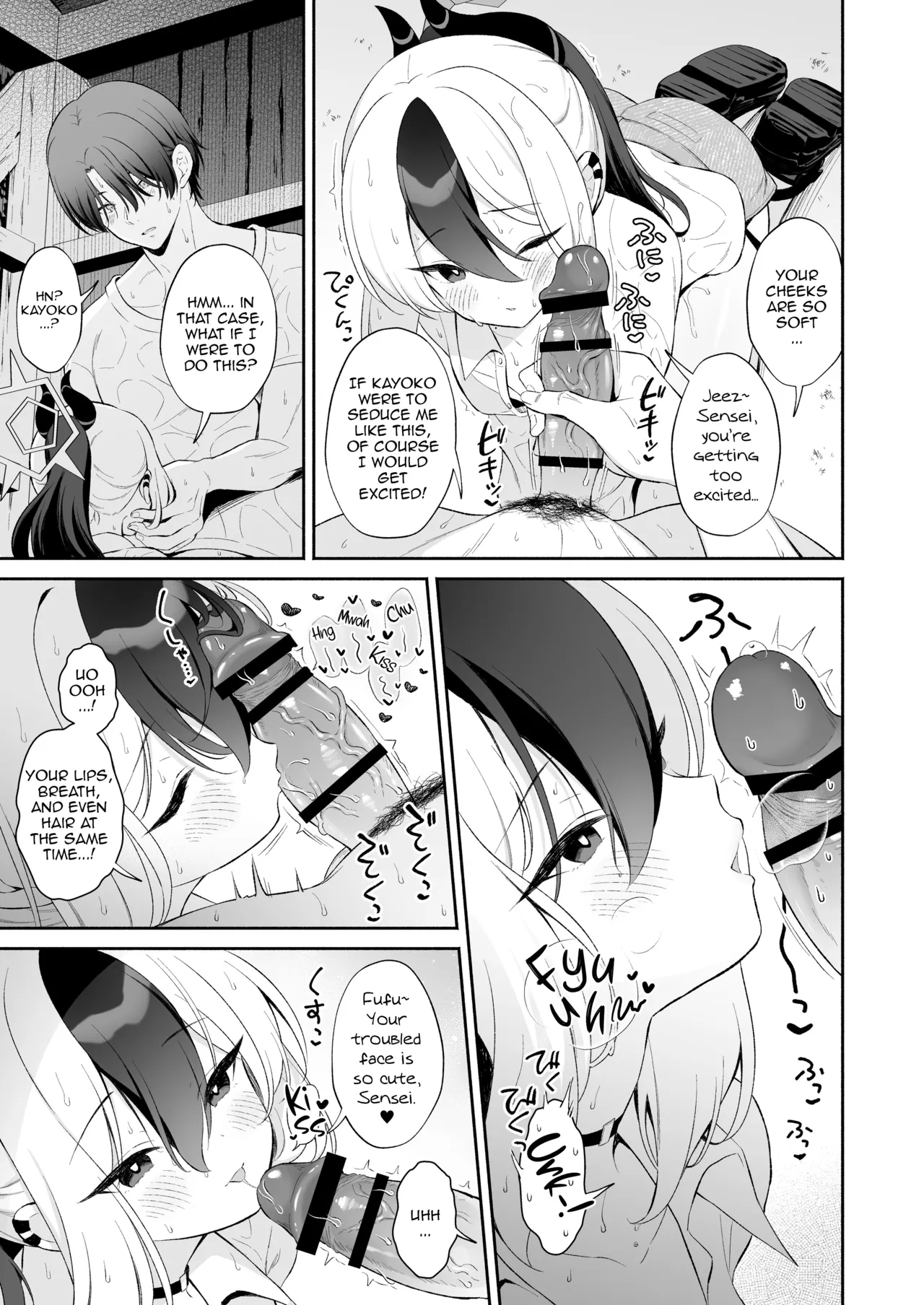 [Pandagaippiki. (Komi Zumiko)]Nuresuke Kayoko to Bustei de... + Omake Manga Ano Hi no Sonogo... | Rain Soaked Kayoko at the Bus Stop + Omake manga after that day.(Blue Archive) [English] [DeppoTL] [Digital] Page 8