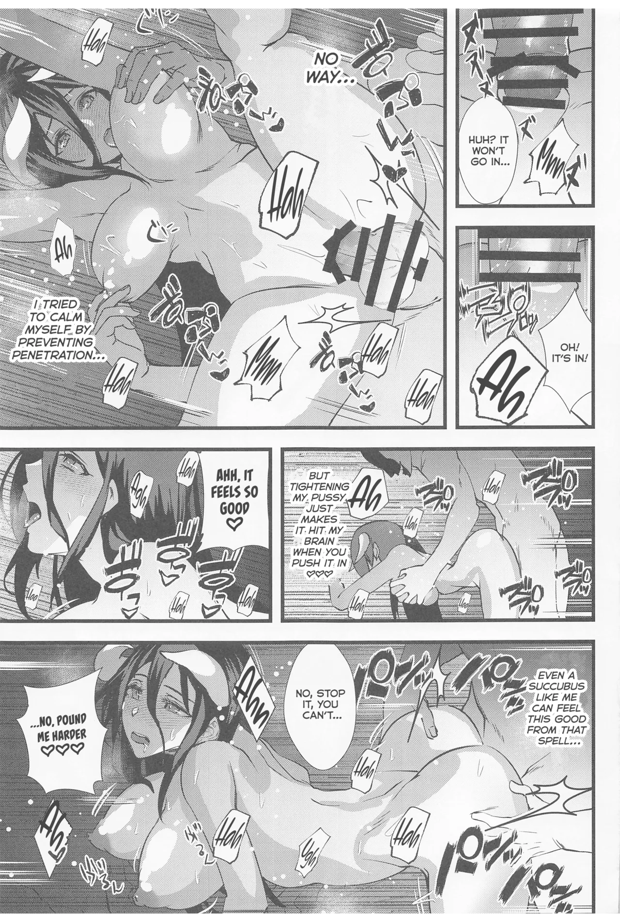 (C101) [sand (Asahiru Yuu)]Inran Succubus Albedo | Lewd Succubus Albedo(Overlord) [English]  [Kumoku] Page 14