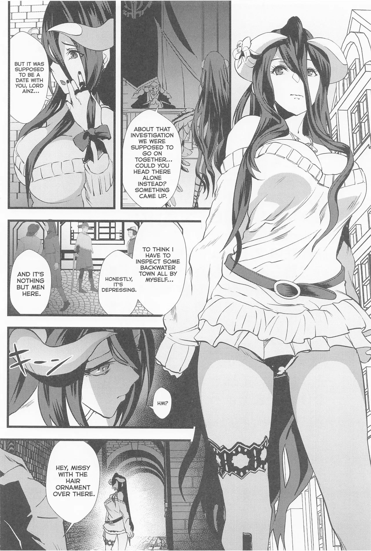 (C101) [sand (Asahiru Yuu)]Inran Succubus Albedo | Lewd Succubus Albedo(Overlord) [English]  [Kumoku] Page 3