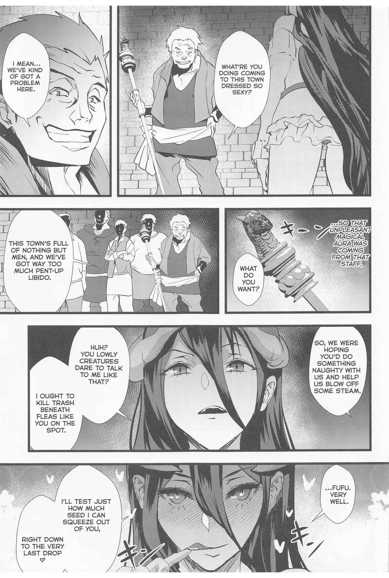 (C101) [sand (Asahiru Yuu)]Inran Succubus Albedo | Lewd Succubus Albedo(Overlord) [English]  [Kumoku] Page 4
