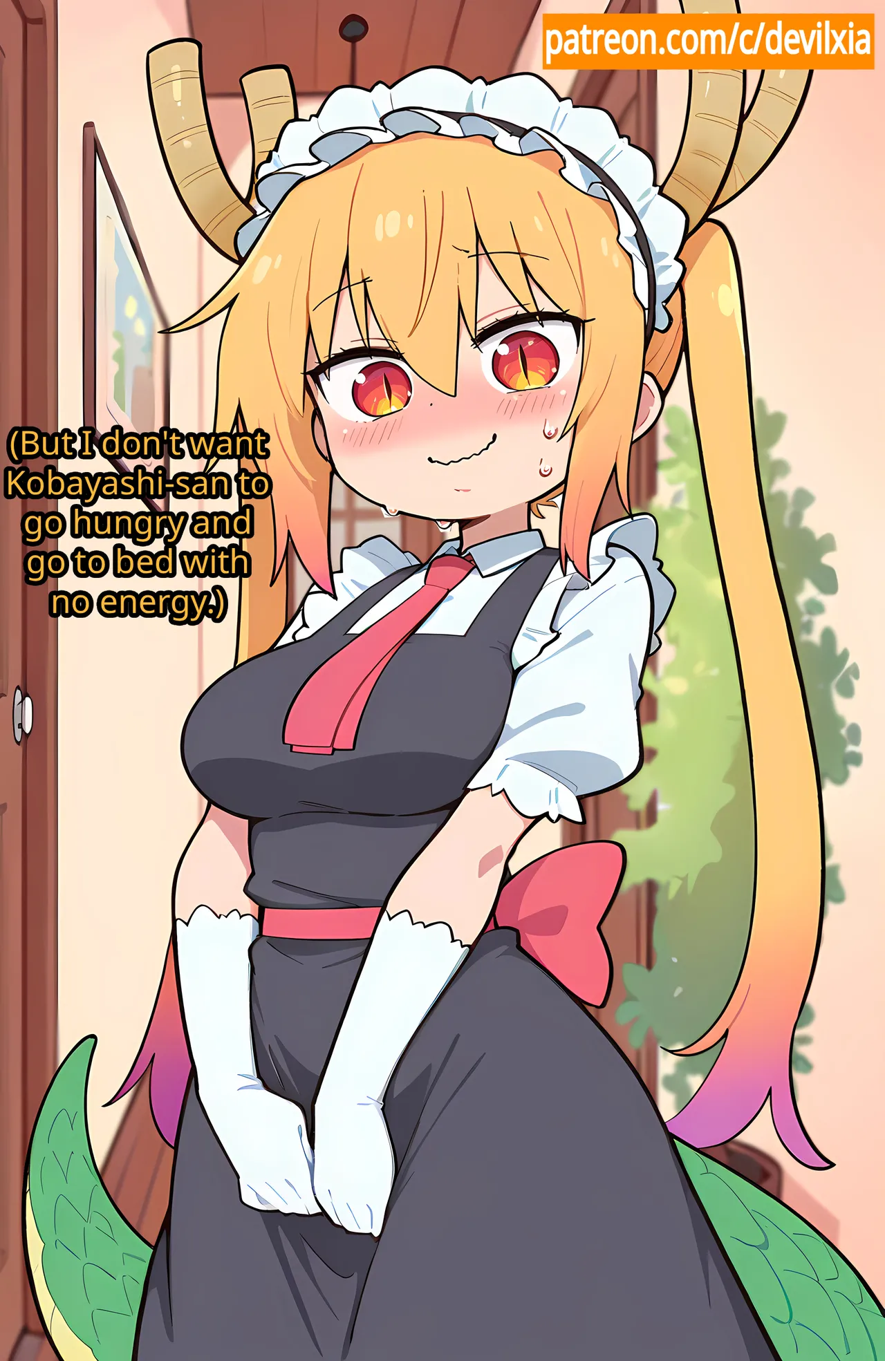 【Comic】 Tohru and the Dinner[AI Generated] Page 10