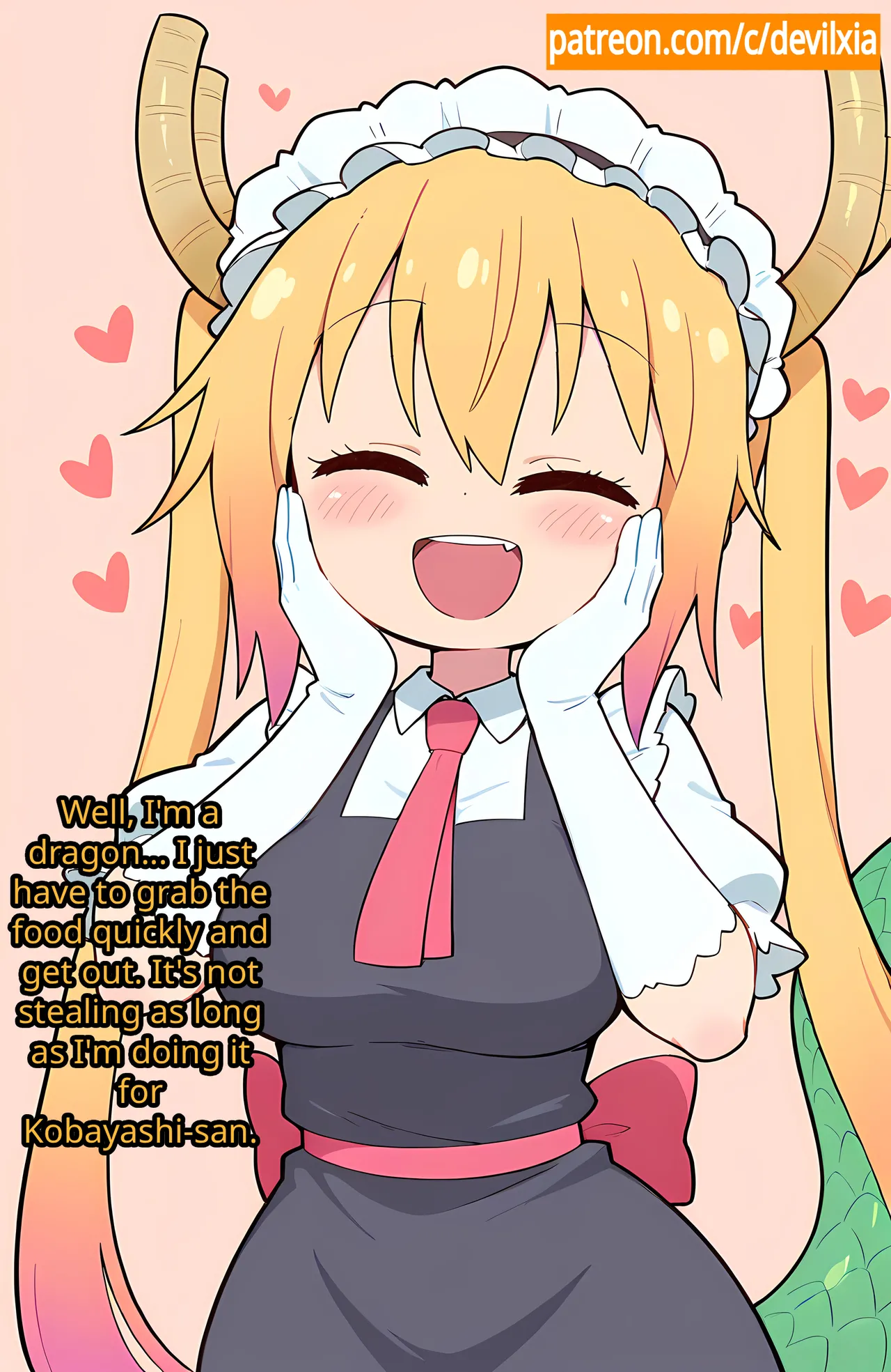 【Comic】 Tohru and the Dinner[AI Generated] Page 11