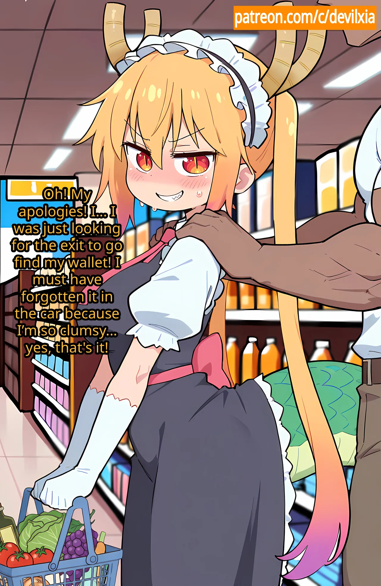 【Comic】 Tohru and the Dinner[AI Generated] Page 16