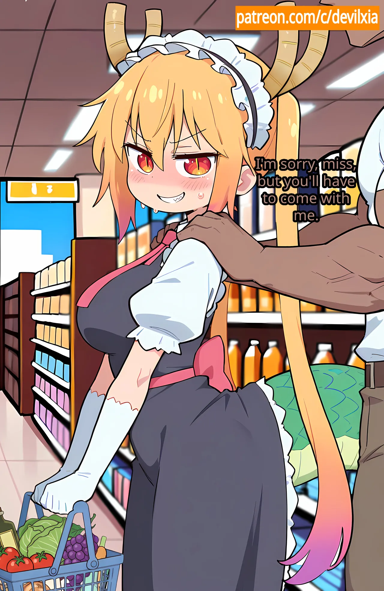 【Comic】 Tohru and the Dinner[AI Generated] Page 17