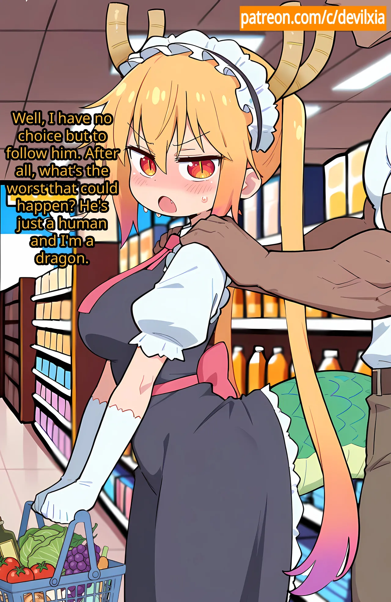 【Comic】 Tohru and the Dinner[AI Generated] Page 19