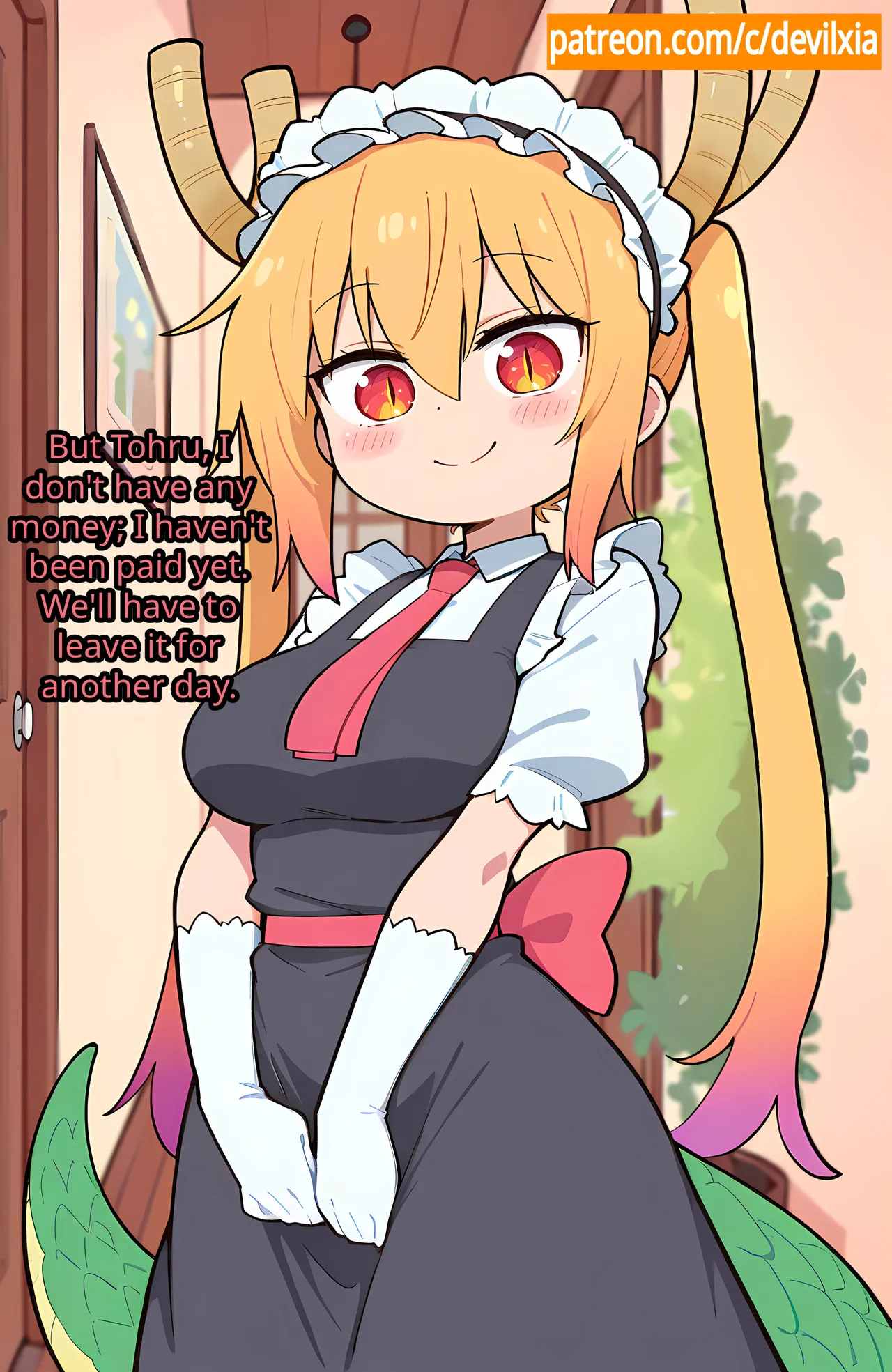 【Comic】 Tohru and the Dinner[AI Generated] Page 2