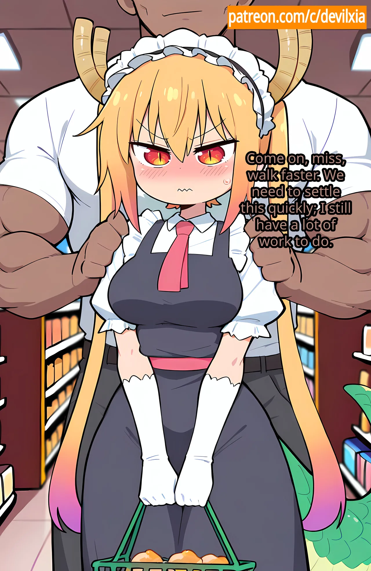 【Comic】 Tohru and the Dinner[AI Generated] Page 20