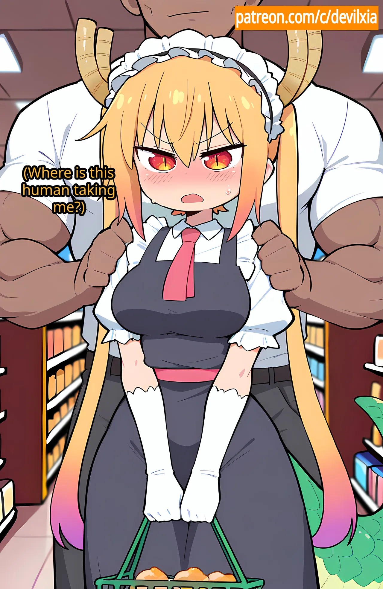 【Comic】 Tohru and the Dinner[AI Generated] Page 22