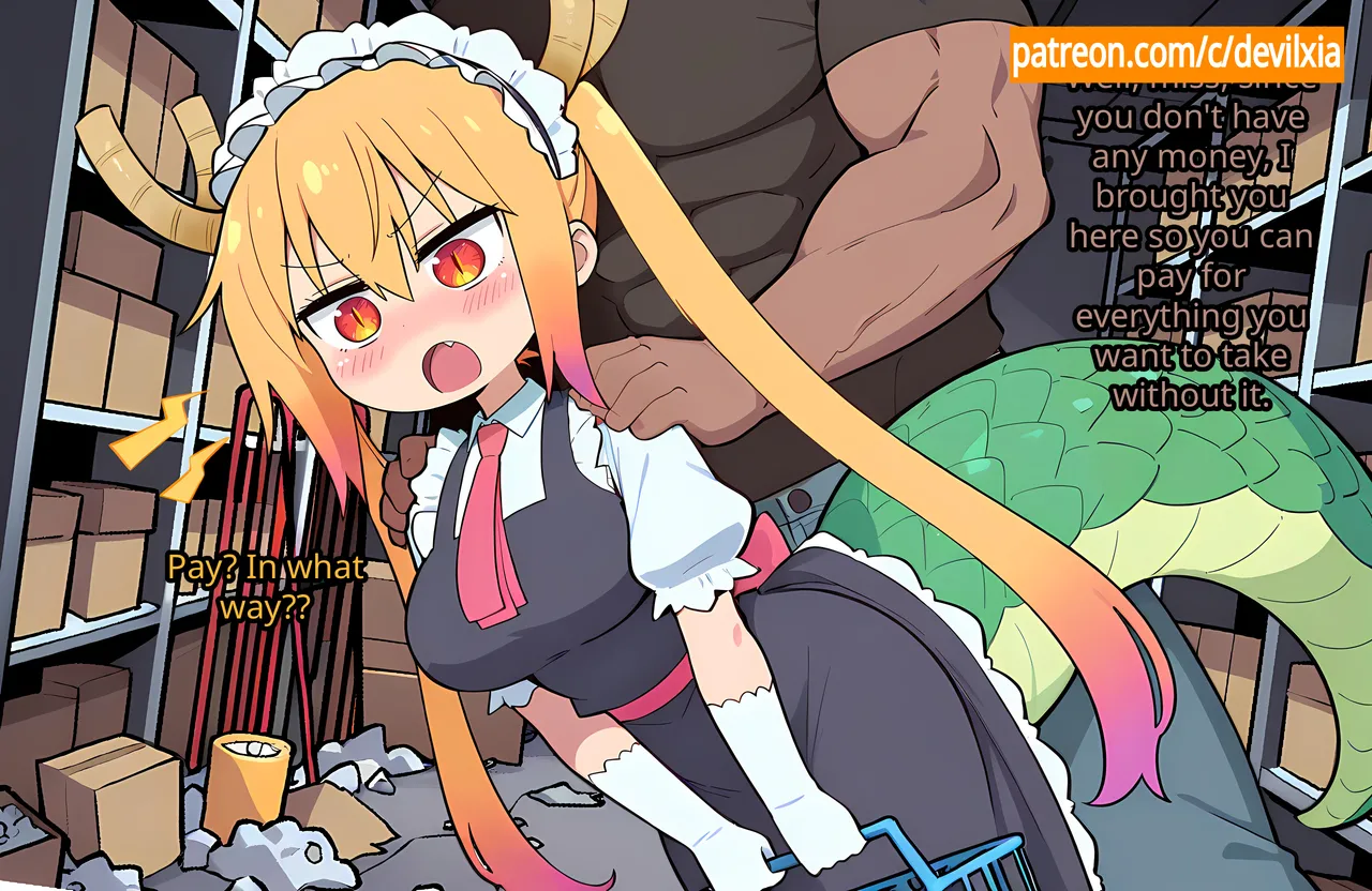 【Comic】 Tohru and the Dinner[AI Generated] Page 25