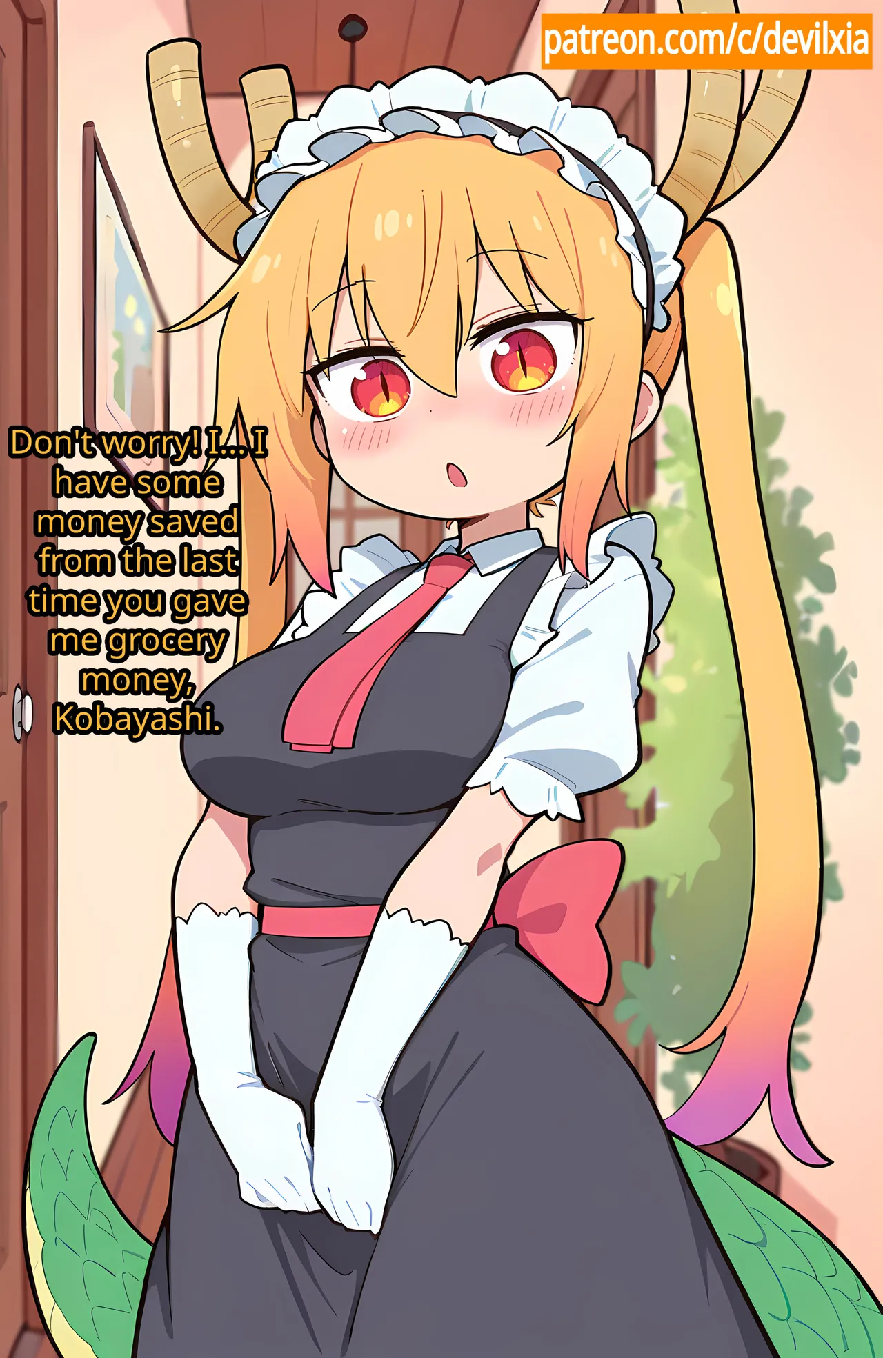 【Comic】 Tohru and the Dinner[AI Generated] Page 3
