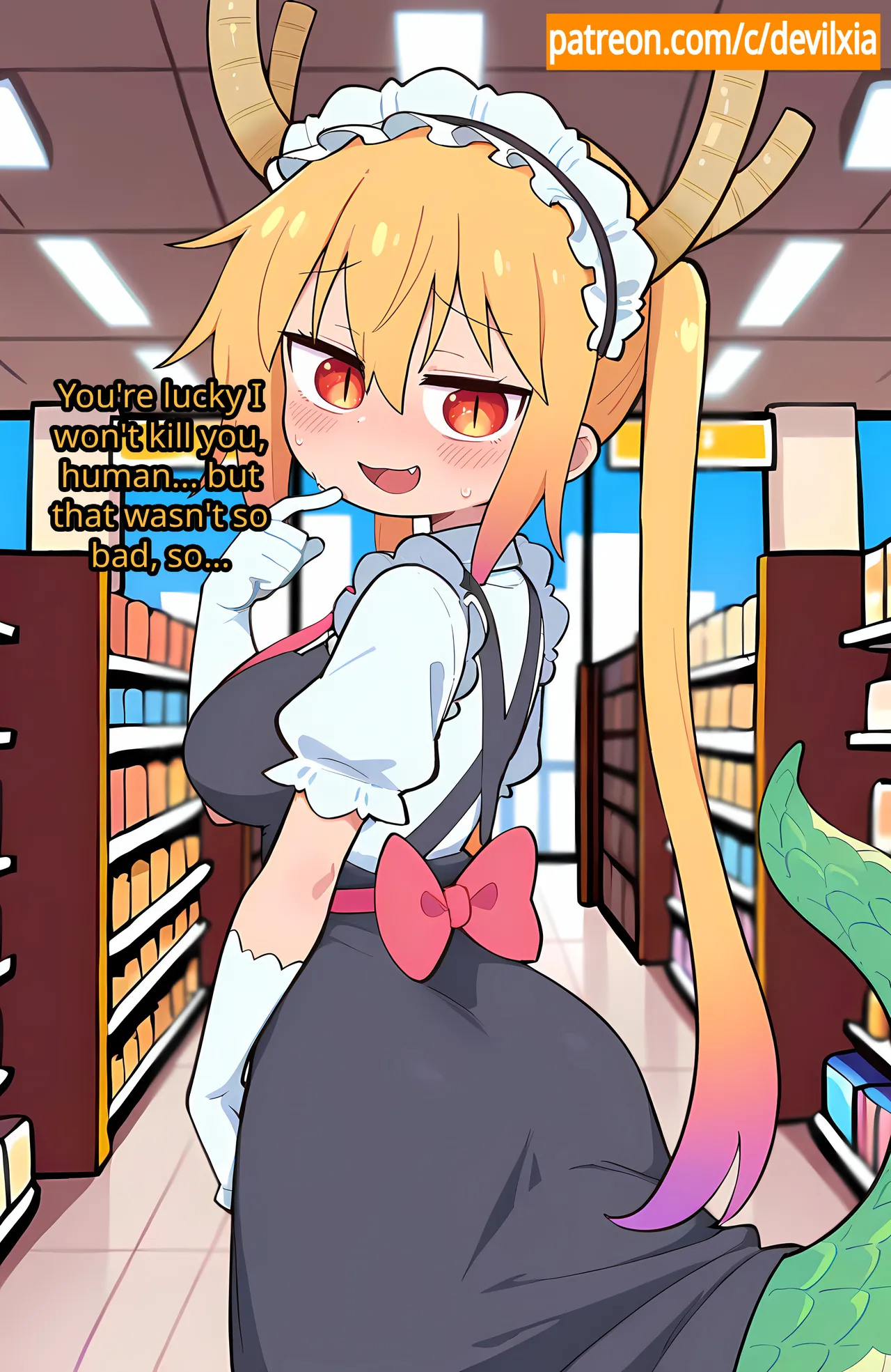 【Comic】 Tohru and the Dinner[AI Generated] Page 34