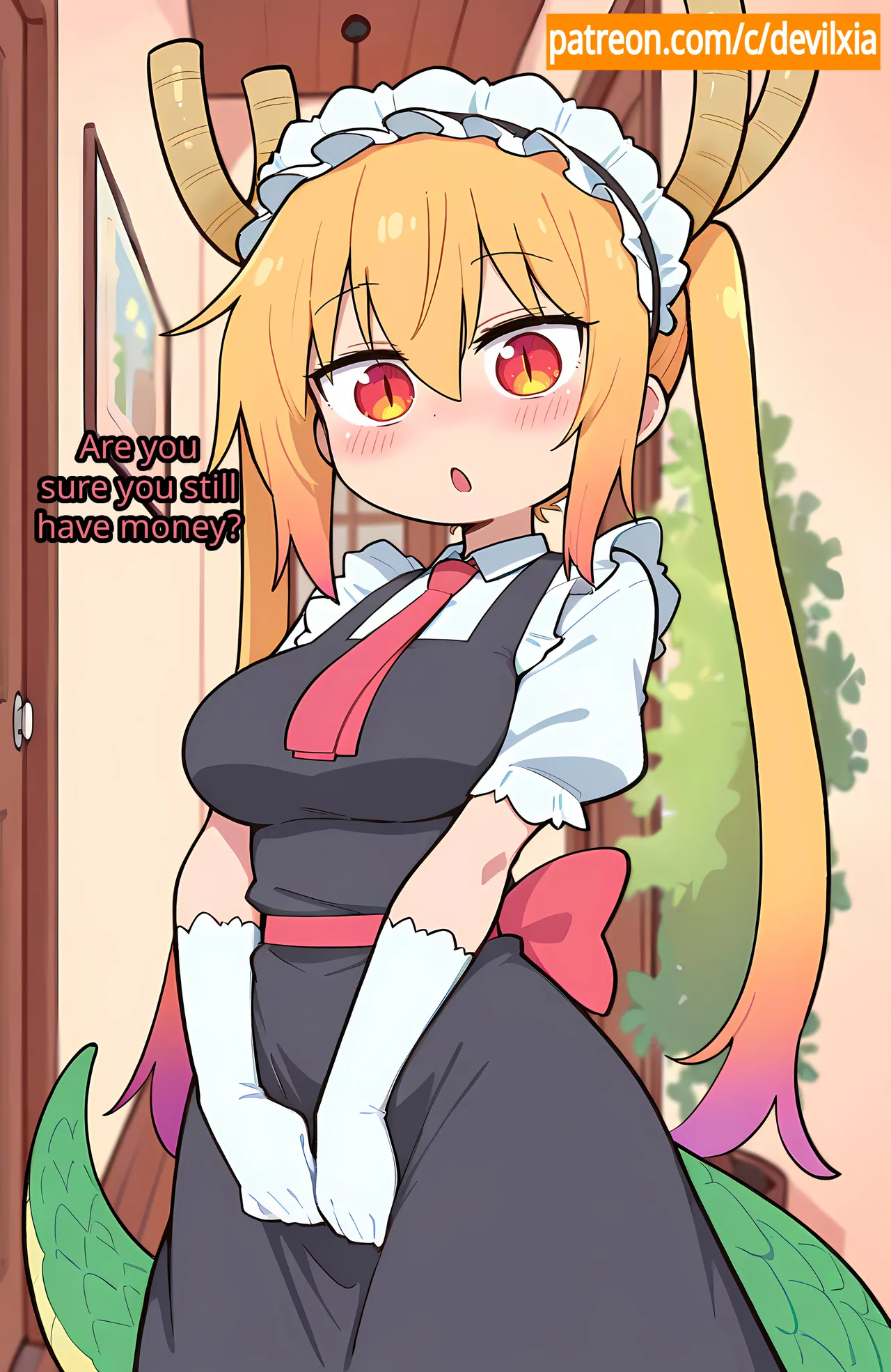 【Comic】 Tohru and the Dinner[AI Generated] Page 4