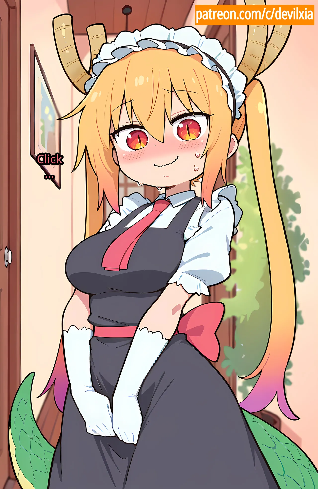 【Comic】 Tohru and the Dinner[AI Generated] Page 8
