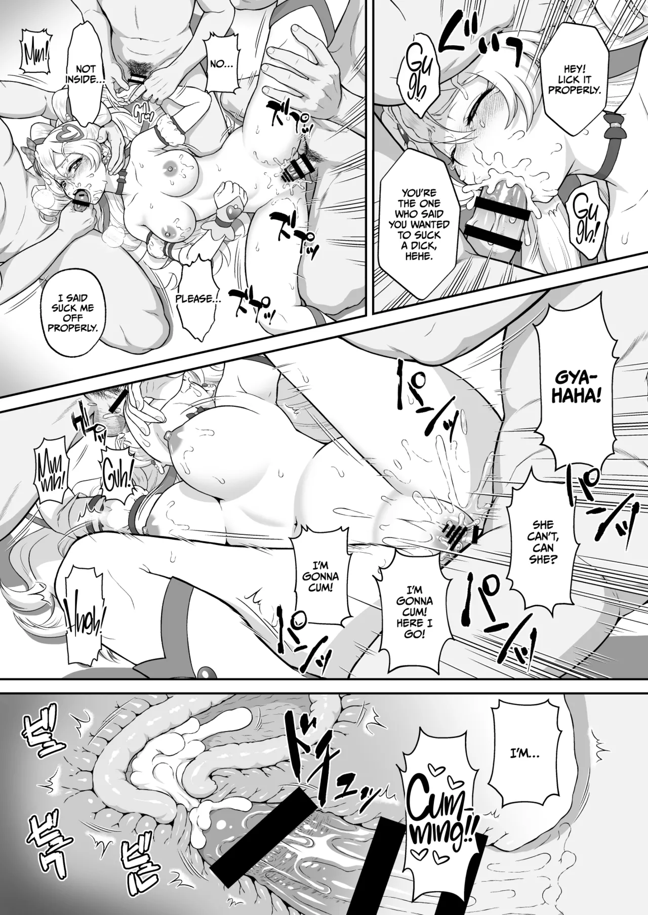 [U.R.C (Momoya Show-Neko)]Net literacy ga Hikui Yousei ga Kakusan saseta Douga de Shoutai ga Barete shimatta!  IDOL Hen(Kimi to Idol PreCure) [English] [CulturedCommissions] [Digital] Page 25
