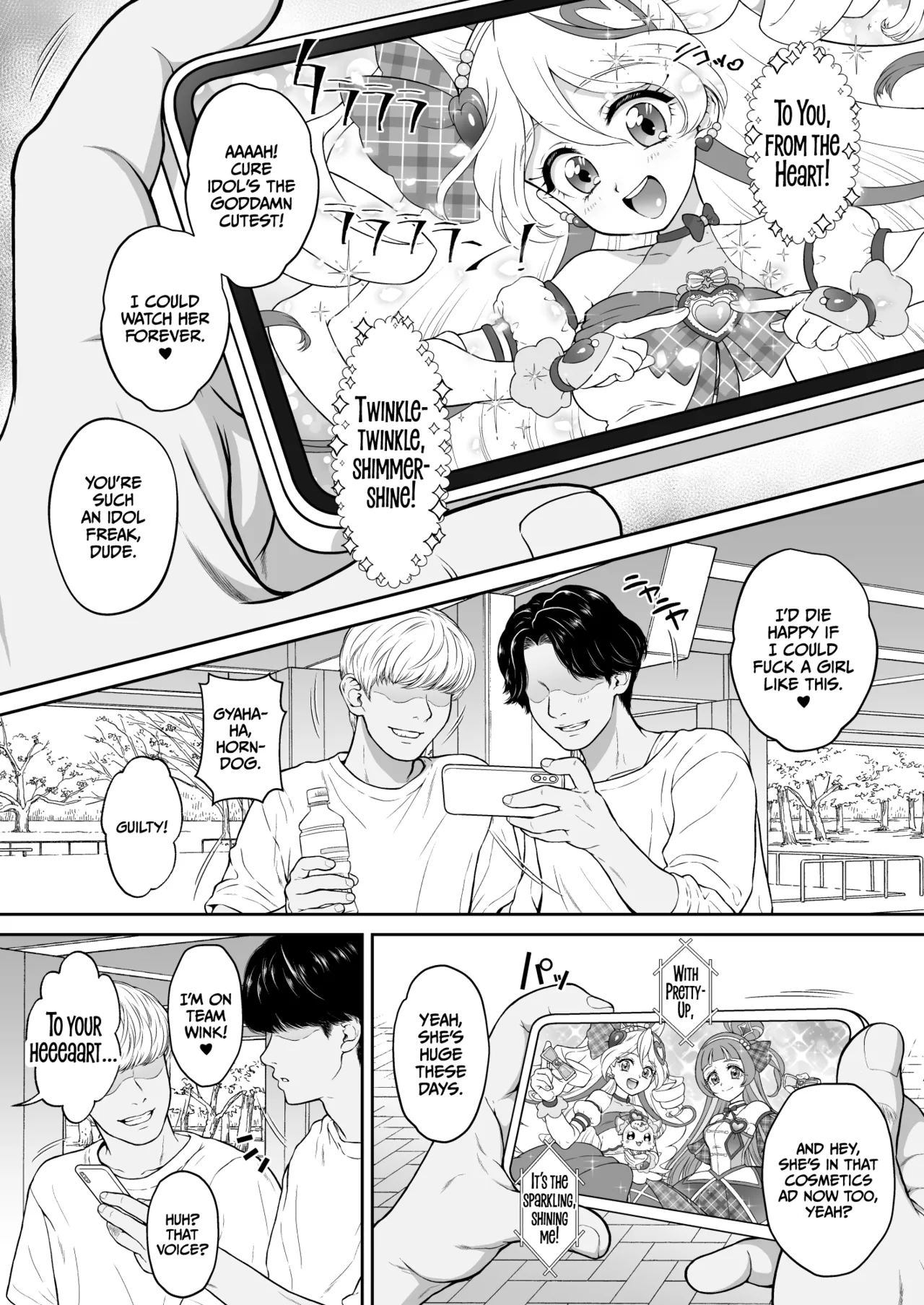 [U.R.C (Momoya Show-Neko)]Net literacy ga Hikui Yousei ga Kakusan saseta Douga de Shoutai ga Barete shimatta!  IDOL Hen(Kimi to Idol PreCure) [English] [CulturedCommissions] [Digital] Page 3