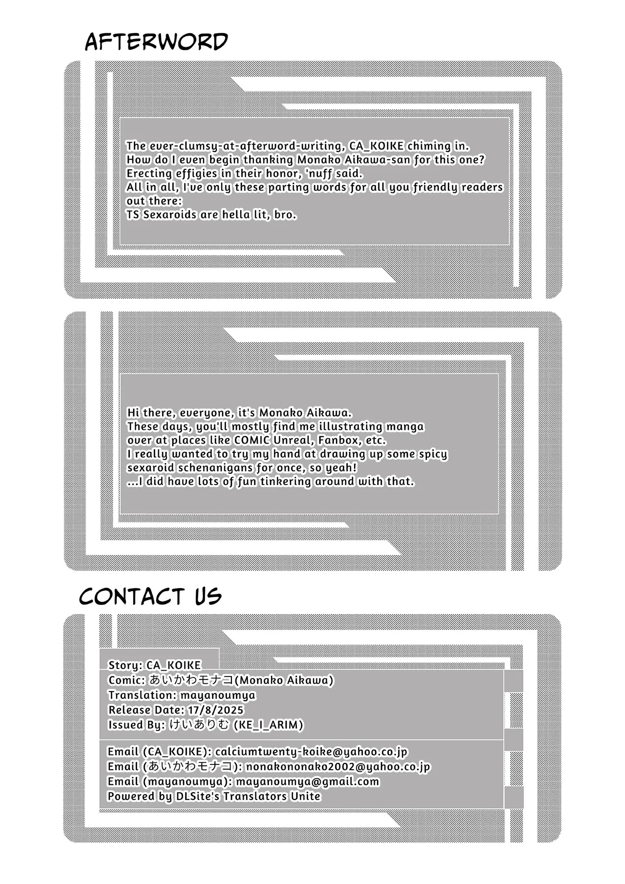 [KE_I_ARIM (Aikawa Monako)]Ore wa TS Sexaroid | I Became a TS Sexaroid[English] [mayanoumya] [Digital] Page 22