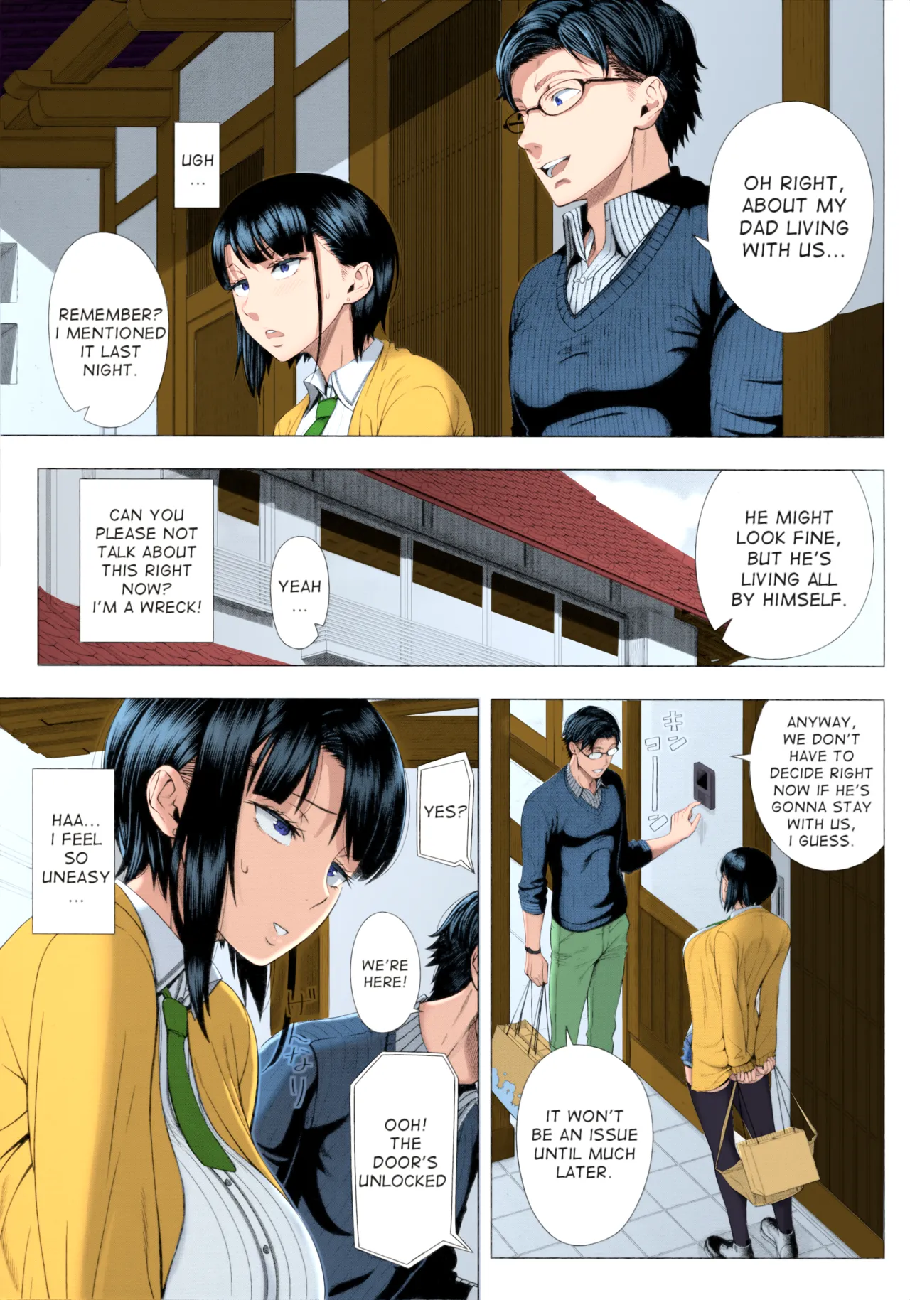 [Shinozuka Yuuji]Ore ga Mita Koto no Nai Kanojo _ A Woman Like I'd Never Seen Before(Hajimete no Hitozuma) [English] [Decensored] [Colorized] Page 13