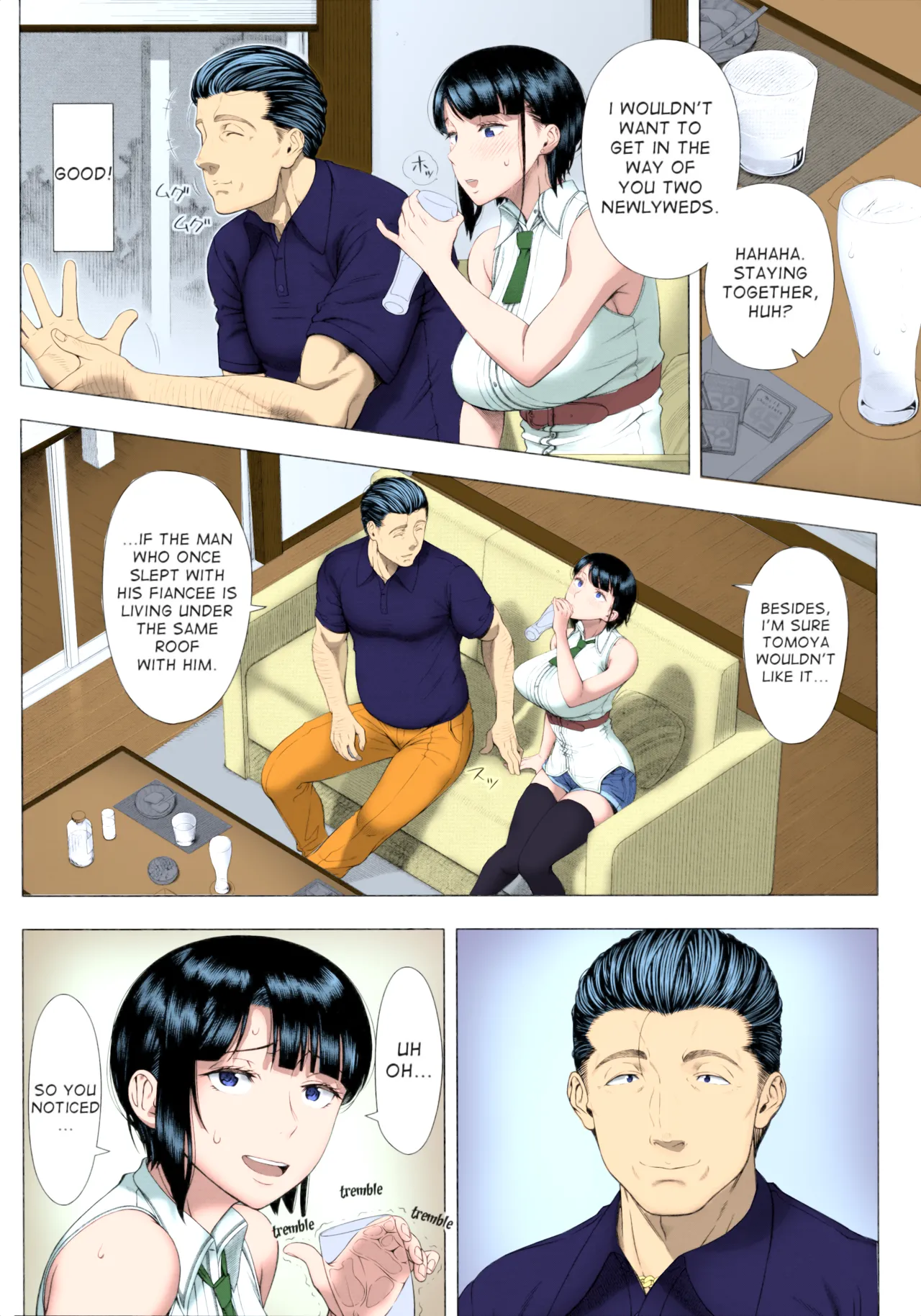 [Shinozuka Yuuji]Ore ga Mita Koto no Nai Kanojo _ A Woman Like I'd Never Seen Before(Hajimete no Hitozuma) [English] [Decensored] [Colorized] Page 18