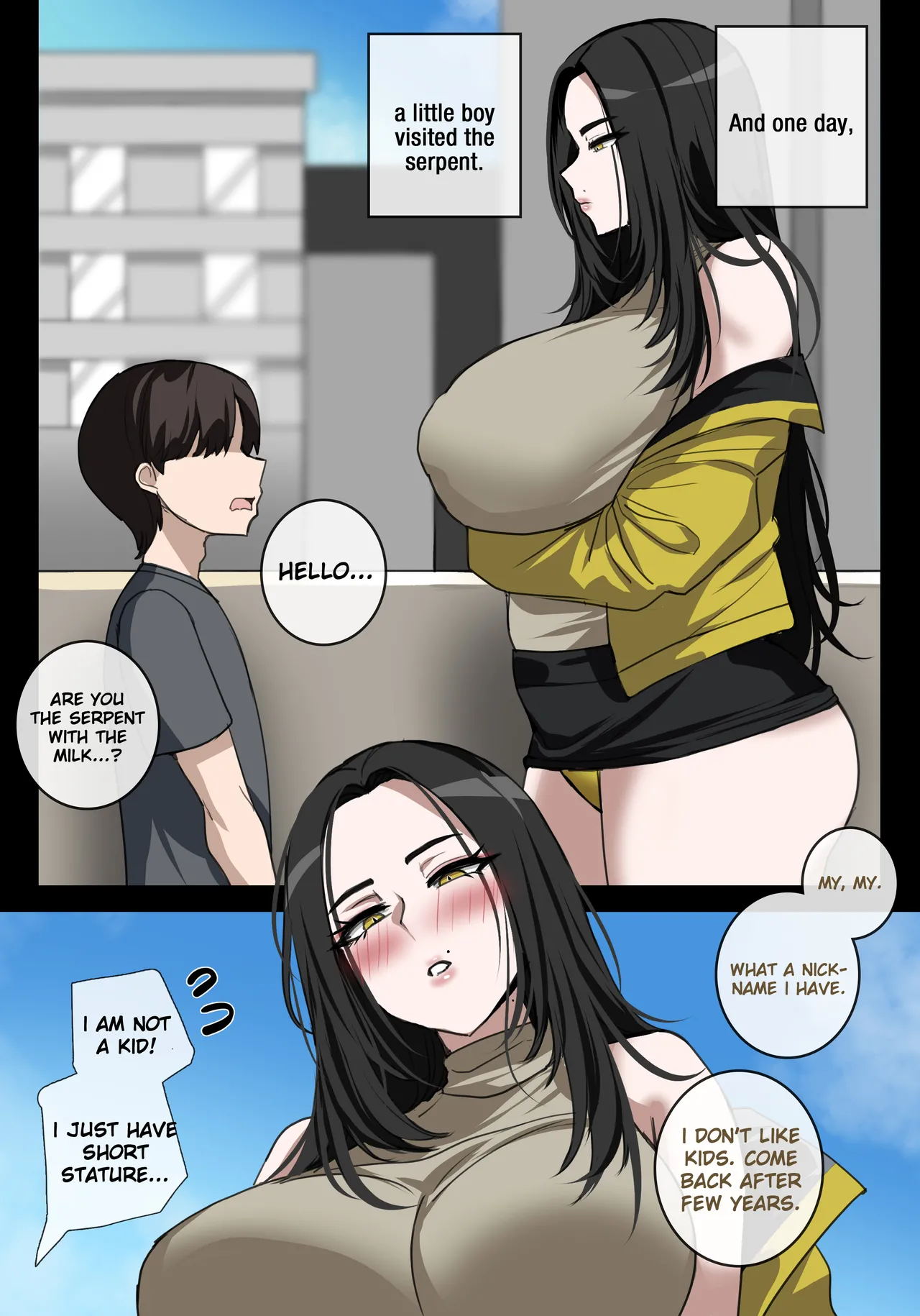 [hellaP]BANISHED SERPENT WASHES HER SINS WITH HER PUSSY.[English] Page 5