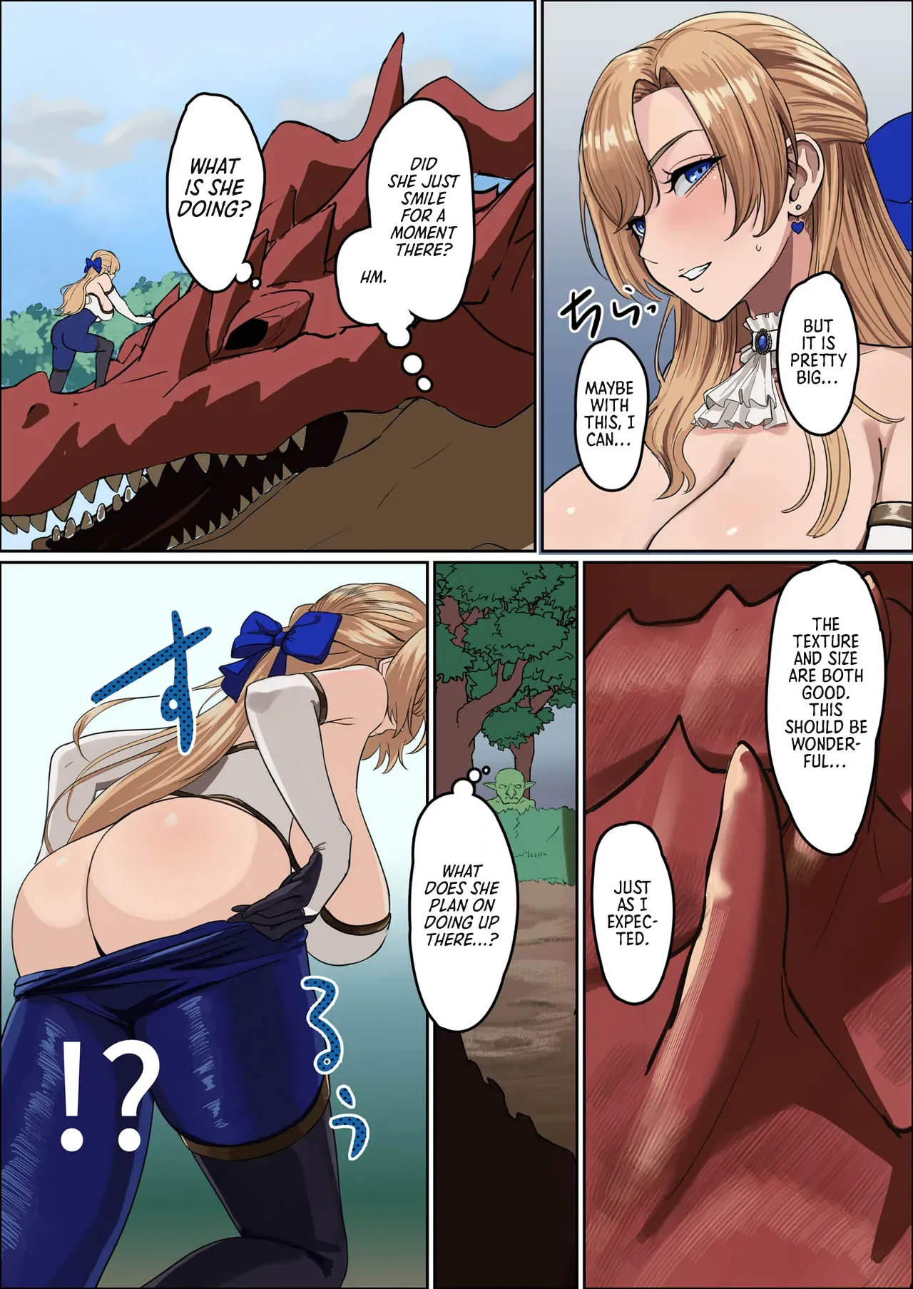 [Mainichi Angel]Bakunyuu Onna Kishi Konna Zako Monster ga Watashi no Nakama! Nan no Joudan da | Huge Breasted Female Knight: Teaming up with a weakling monster!? What kind of joke is this?[English] [Morally Bankrupt Wizard Translations] [Digital] Page 16