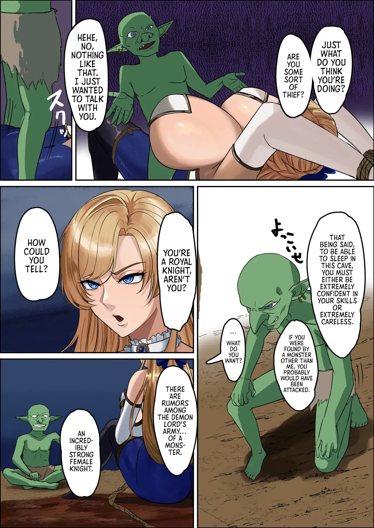 [Mainichi Angel]Bakunyuu Onna Kishi Konna Zako Monster ga Watashi no Nakama! Nan no Joudan da | Huge Breasted Female Knight: Teaming up with a weakling monster!? What kind of joke is this?[English] [Morally Bankrupt Wizard Translations] [Digital] Page 23
