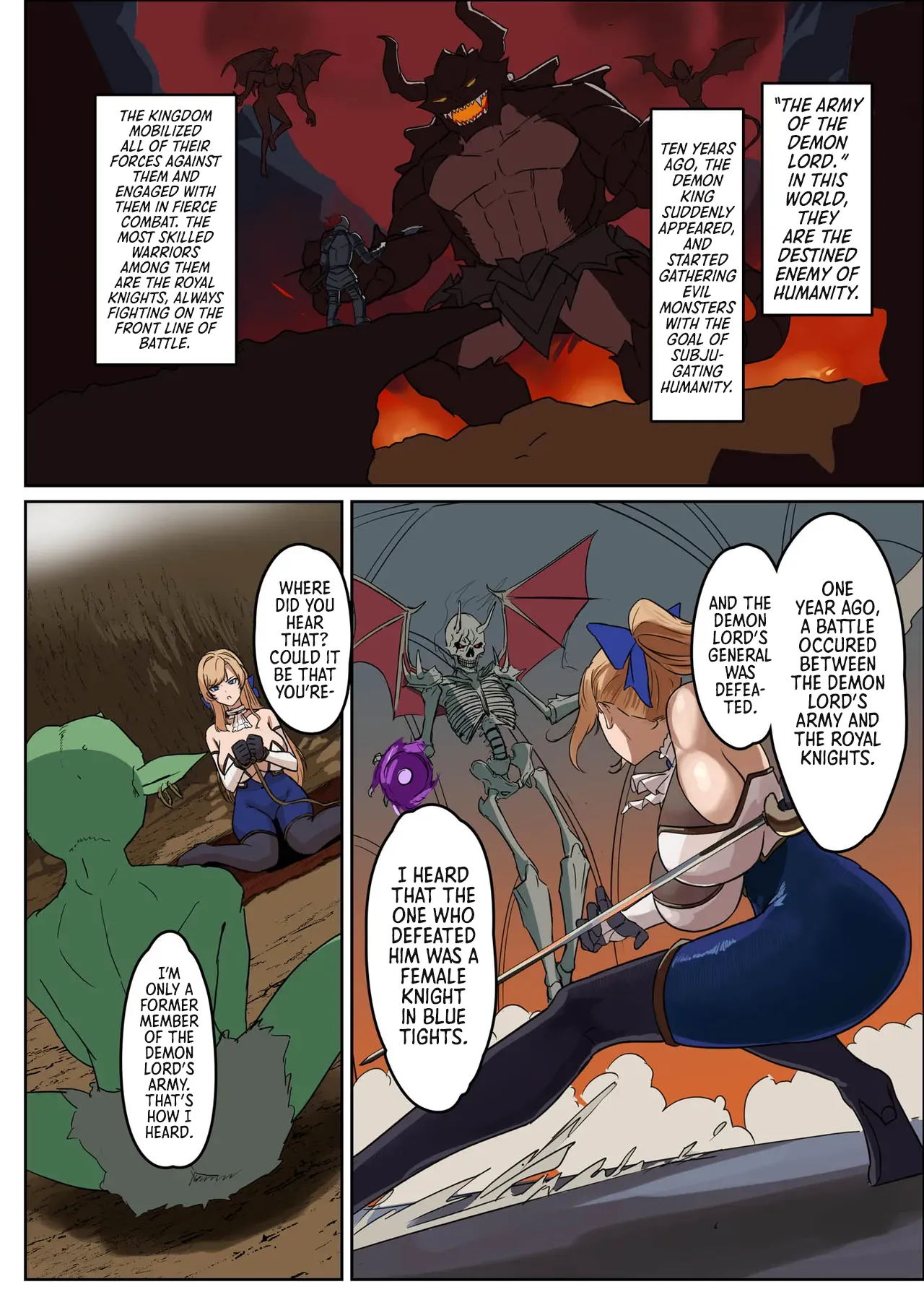 [Mainichi Angel]Bakunyuu Onna Kishi Konna Zako Monster ga Watashi no Nakama! Nan no Joudan da | Huge Breasted Female Knight: Teaming up with a weakling monster!? What kind of joke is this?[English] [Morally Bankrupt Wizard Translations] [Digital] Page 24