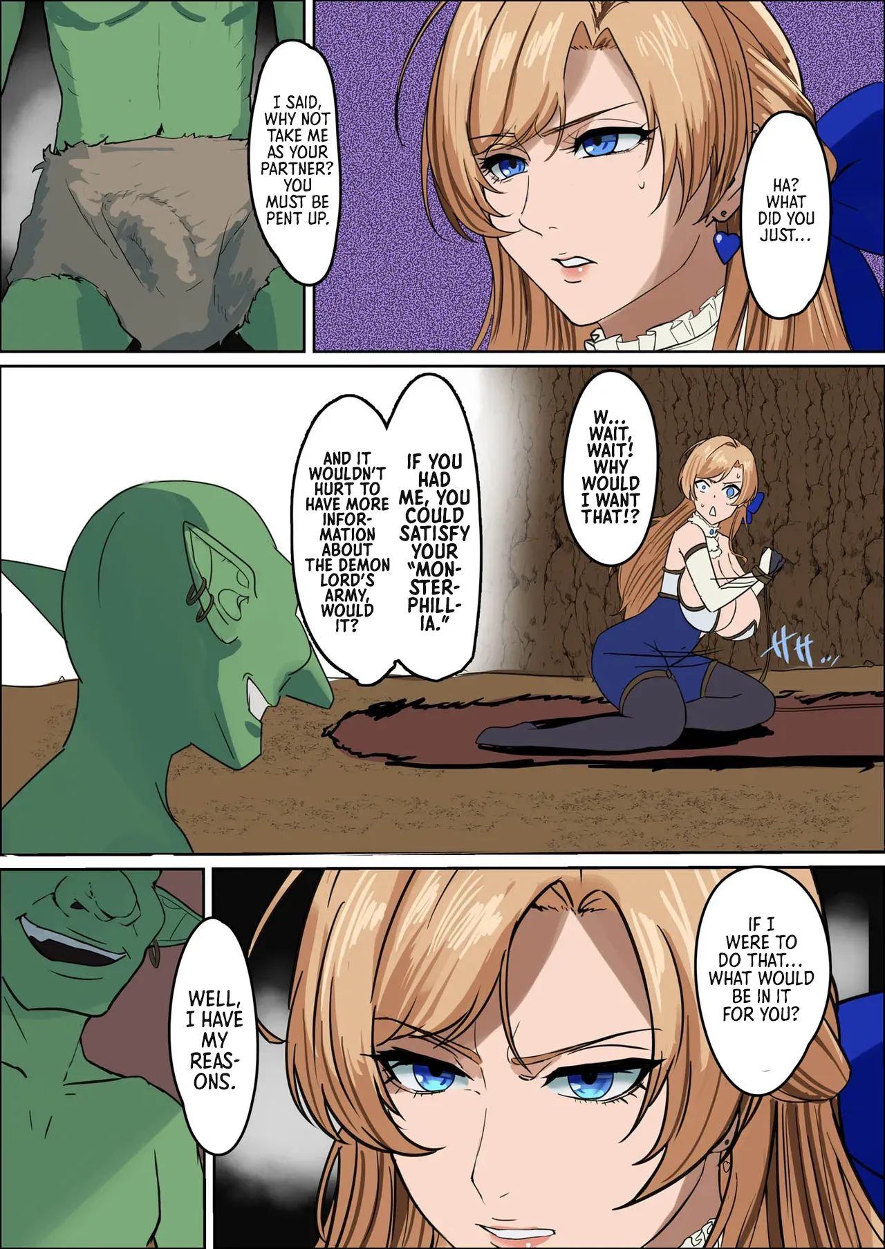 [Mainichi Angel]Bakunyuu Onna Kishi Konna Zako Monster ga Watashi no Nakama! Nan no Joudan da | Huge Breasted Female Knight: Teaming up with a weakling monster!? What kind of joke is this?[English] [Morally Bankrupt Wizard Translations] [Digital] Page 26