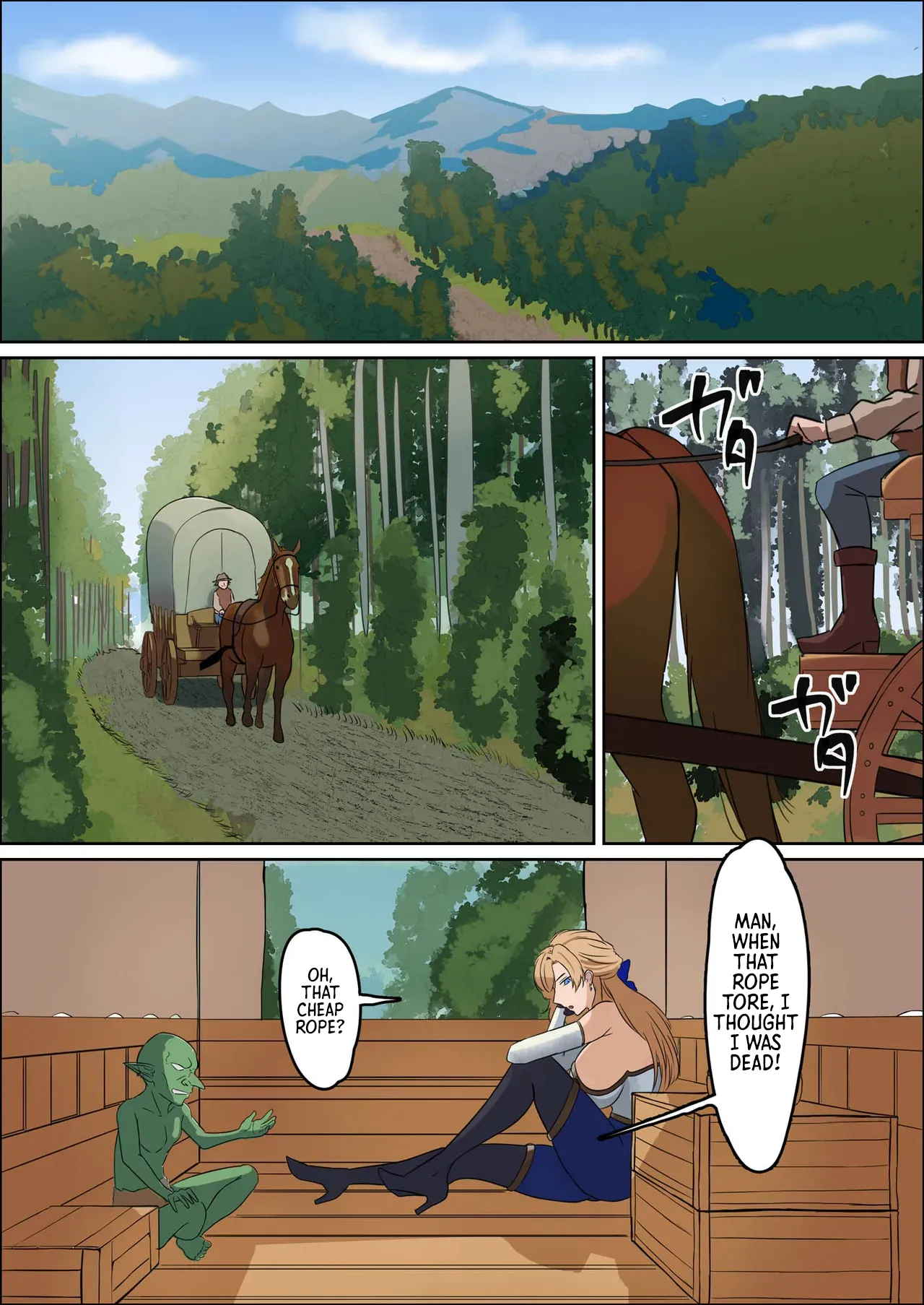 [Mainichi Angel]Bakunyuu Onna Kishi Konna Zako Monster ga Watashi no Nakama! Nan no Joudan da | Huge Breasted Female Knight: Teaming up with a weakling monster!? What kind of joke is this?[English] [Morally Bankrupt Wizard Translations] [Digital] Page 55