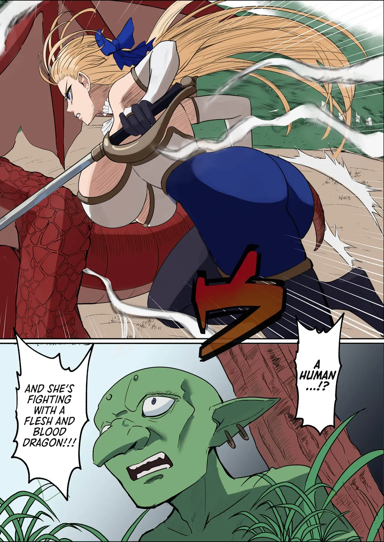 [Mainichi Angel]Bakunyuu Onna Kishi Konna Zako Monster ga Watashi no Nakama! Nan no Joudan da | Huge Breasted Female Knight: Teaming up with a weakling monster!? What kind of joke is this?[English] [Morally Bankrupt Wizard Translations] [Digital] Page 7