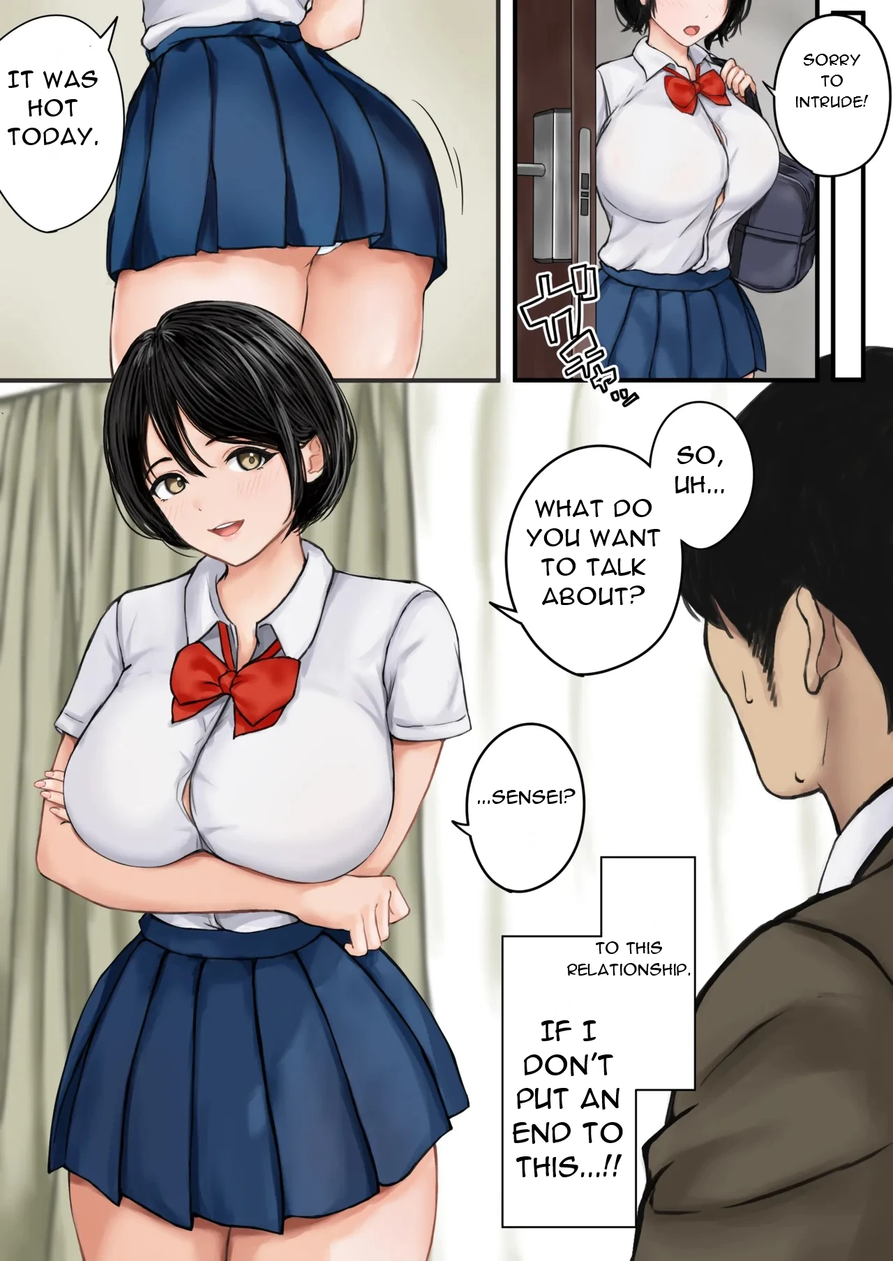 [Bappusu (Tanaka Bappusu)]Kyou mo Oshiego no Yuuwaku ni Katenai - I Couldn't Resist My Student's Temptation Again Today[English] [DarklordMTLs] Page 4