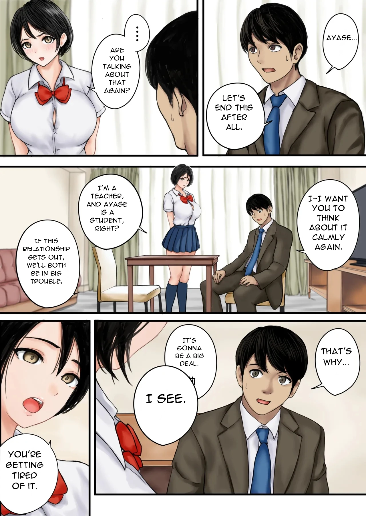 [Bappusu (Tanaka Bappusu)]Kyou mo Oshiego no Yuuwaku ni Katenai - I Couldn't Resist My Student's Temptation Again Today[English] [DarklordMTLs] Page 5