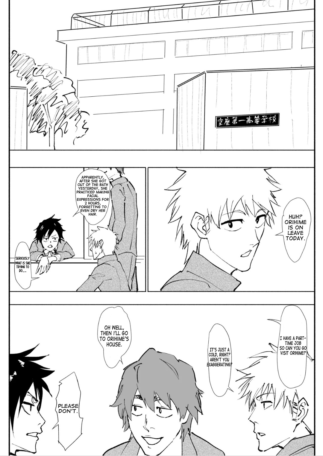 [Iwao]Orihime Lewd Manga(Bleach) Page 1