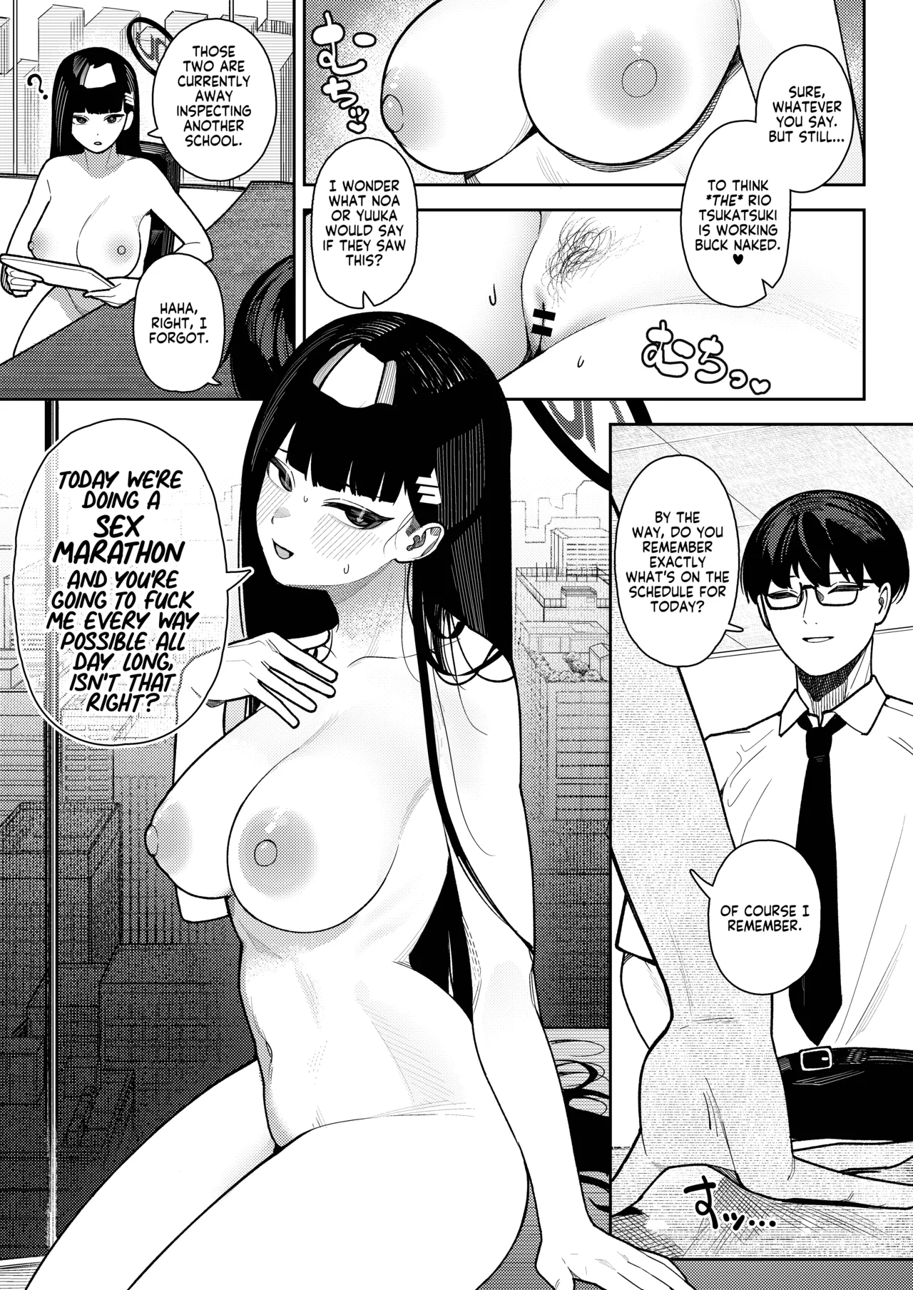 [Ushikani Gassen (Kanikoucha, Saio ga Ushi)]Shukishuki Daishuki Gorishugi(Blue Archive) [English] [Tea Party Scans] [Digital] Page 7