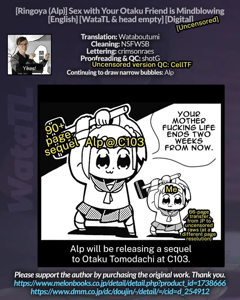 [Ringoya (Alp)]Otaku Tomodachi to no Sex wa Saikou ni Kimochi Ii Sex with Your Otaku Friend is Mindblowing PART 1 + 2 + 3[English] [WataTL & head empty] [Decensored] [Digital] Page 67
