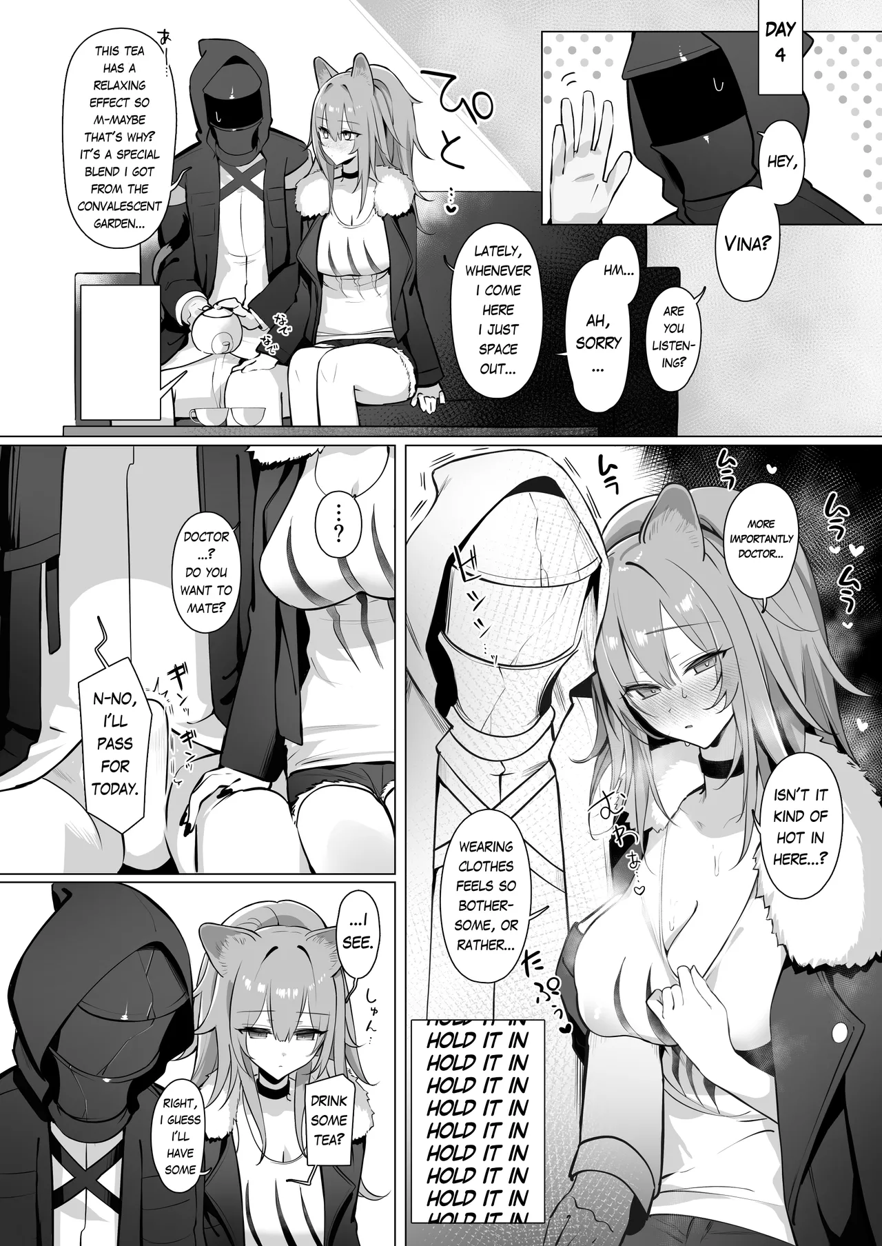 [Neko no Youchuu Kansatsukai (Neko no Youchuu)]Shishi no Neru Aida ni... | While the lion sleeps...(Arknights) [English] [RagsSgar_Translations] [Decensored] [Digital] Page 17