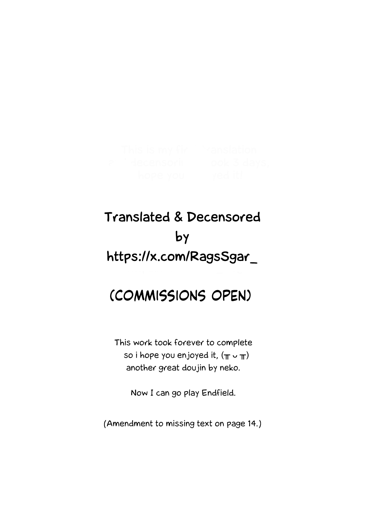 [Neko no Youchuu Kansatsukai (Neko no Youchuu)]Shishi no Neru Aida ni... | While the lion sleeps...(Arknights) [English] [RagsSgar_Translations] [Decensored] [Digital] Page 43