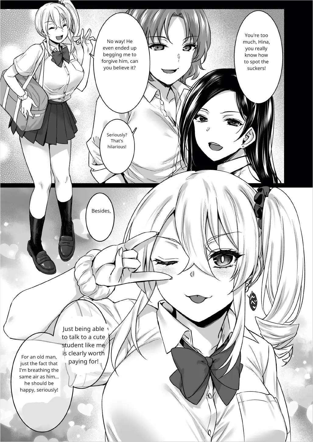 [[Abe Inori]Rental Tanetsuke Oji-san 4 ~Papakatsu o Akuyou suru Namaiki Gal ni Oshioki Rinkan Party~[Eng] [AI Translated] Page 6