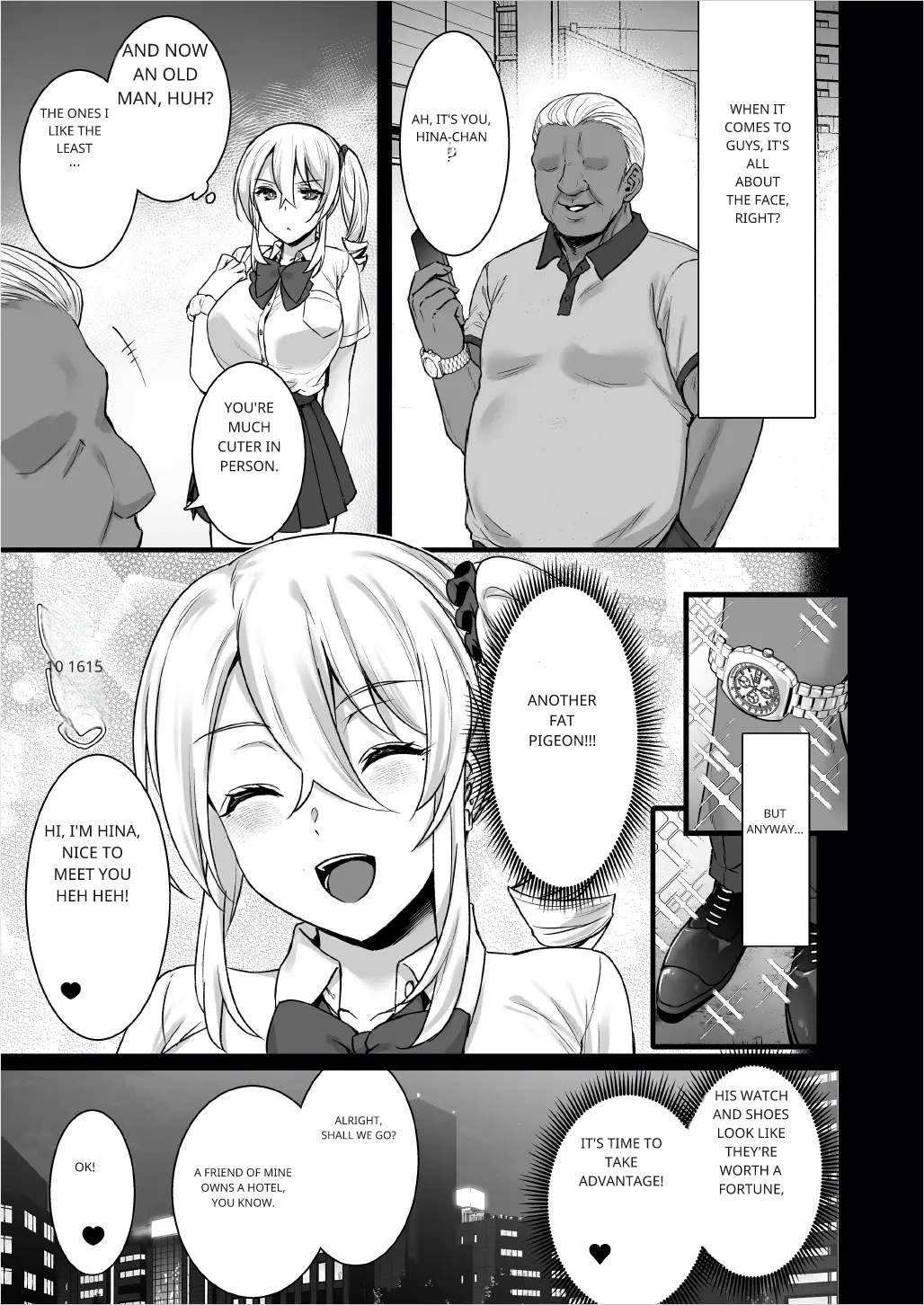 [[Abe Inori]Rental Tanetsuke Oji-san 4 ~Papakatsu o Akuyou suru Namaiki Gal ni Oshioki Rinkan Party~[Eng] [AI Translated] Page 8