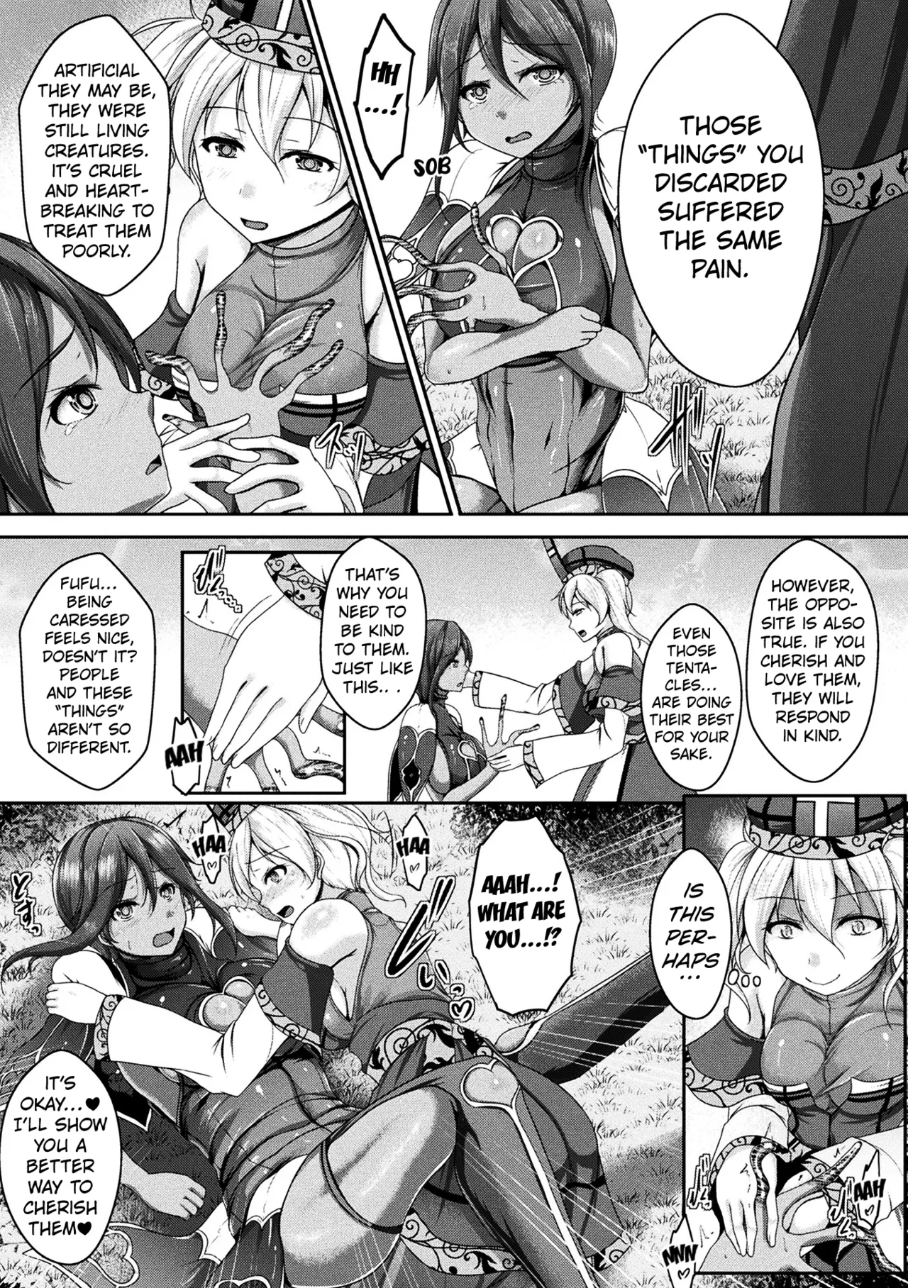 [Reiha]Tentacles Are Living Things Too, So Be Gentle With Them([Anthology] 2D Comic Magazine Shokushu Les Vol. 2) [Digital] [English] [Kuraudo] Page 5