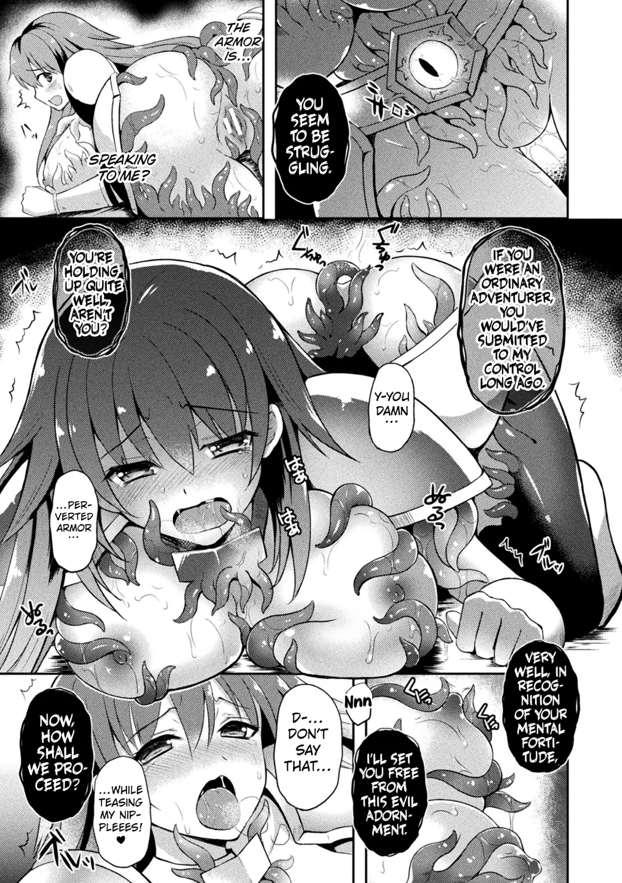 [Tenro Aya]Female Warrior Flare And The Cursed Lewd Armor(Tentacle Holic) [English] [Kuraudo] Page 13