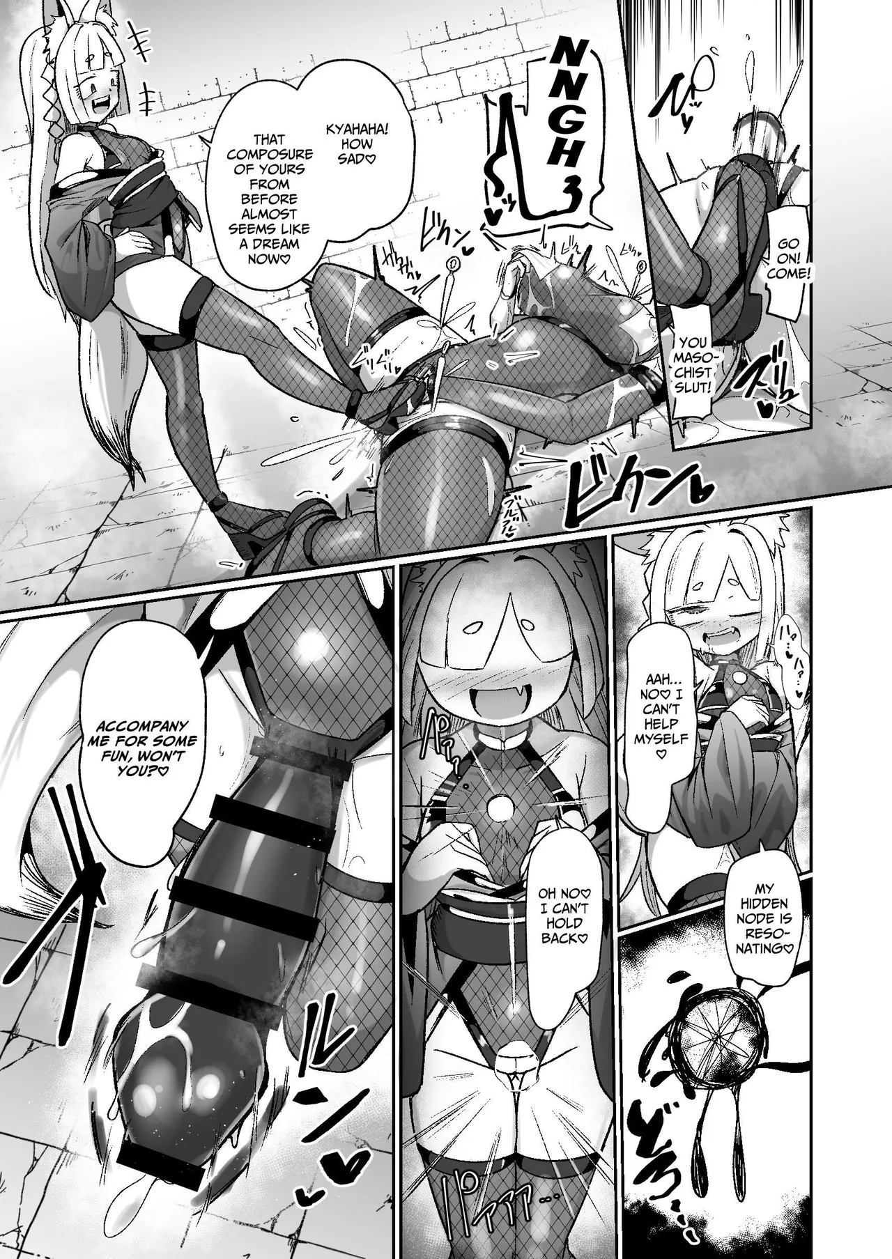 [Echie Kokufuku Aka (Monota)]Kunoichi Rin no Make Zome Choukyou ~Itsutsu no Hi Ana to Saidai no Jakuten~ | Kunoichi Rin’s Loser Training ~The Five Nodes and her Greatest Weakness~[English] [IXIA WORKS] [Digital] Page 47