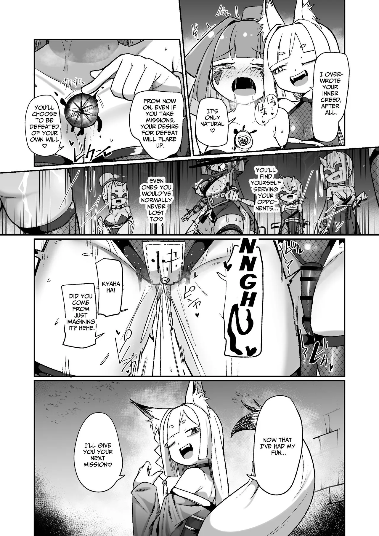 [Echie Kokufuku Aka (Monota)]Kunoichi Rin no Make Zome Choukyou ~Itsutsu no Hi Ana to Saidai no Jakuten~ | Kunoichi Rin’s Loser Training ~The Five Nodes and her Greatest Weakness~[English] [IXIA WORKS] [Digital] Page 55