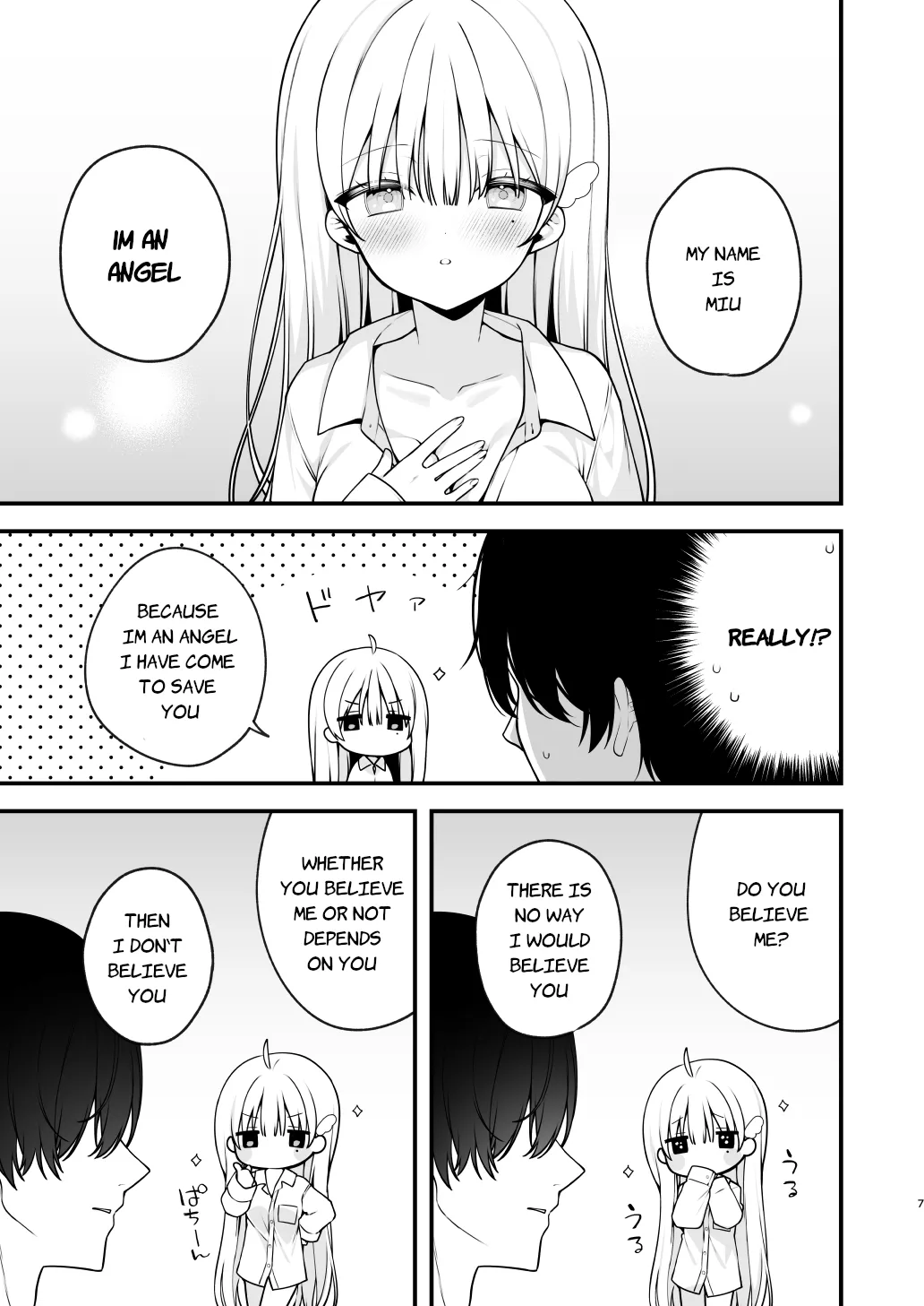 [Puchimaple (Hisagi)]Namahame Kibou Jishou Tenshi no Miu-chan | Self-Proclaimed Angel Miu-CHan Wishes For Raw Sex[English] [Taihen Scans] [Digital] Page 7