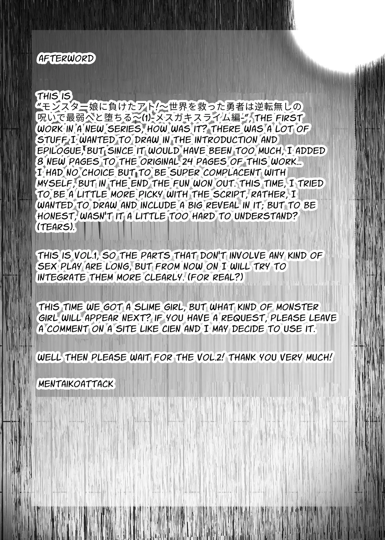 [MentaicoAttack (MentaicoAttack)]After Losing to a Monstergirl! ~the hero cursed to by unavoidable defeat~ 1: Slime Monster[English] [sakurei] Page 28