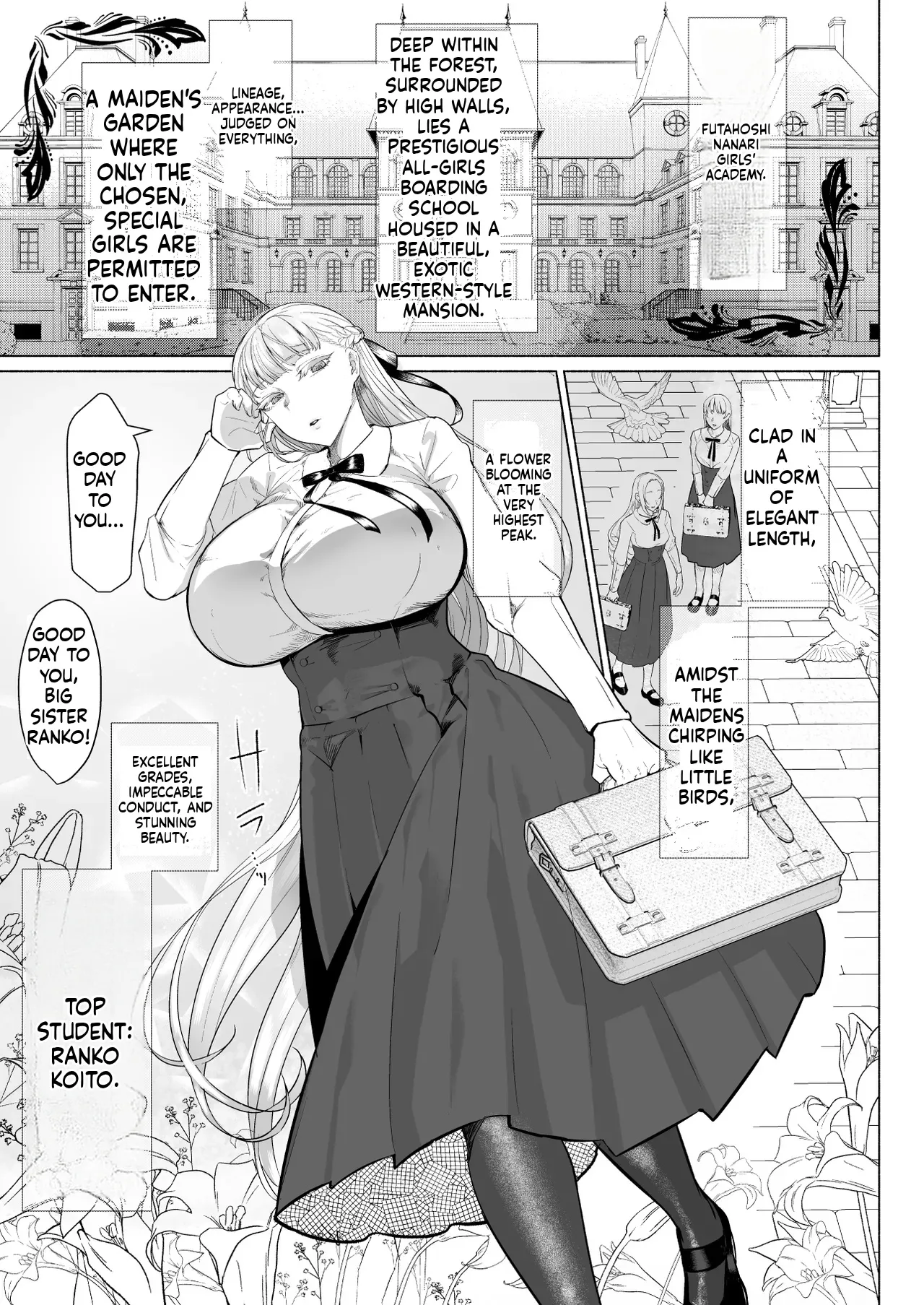 [Aburanabeshiki (puru)]Hijiri Futanari Jogakuin no Imposter[English] [Digital] Page 3
